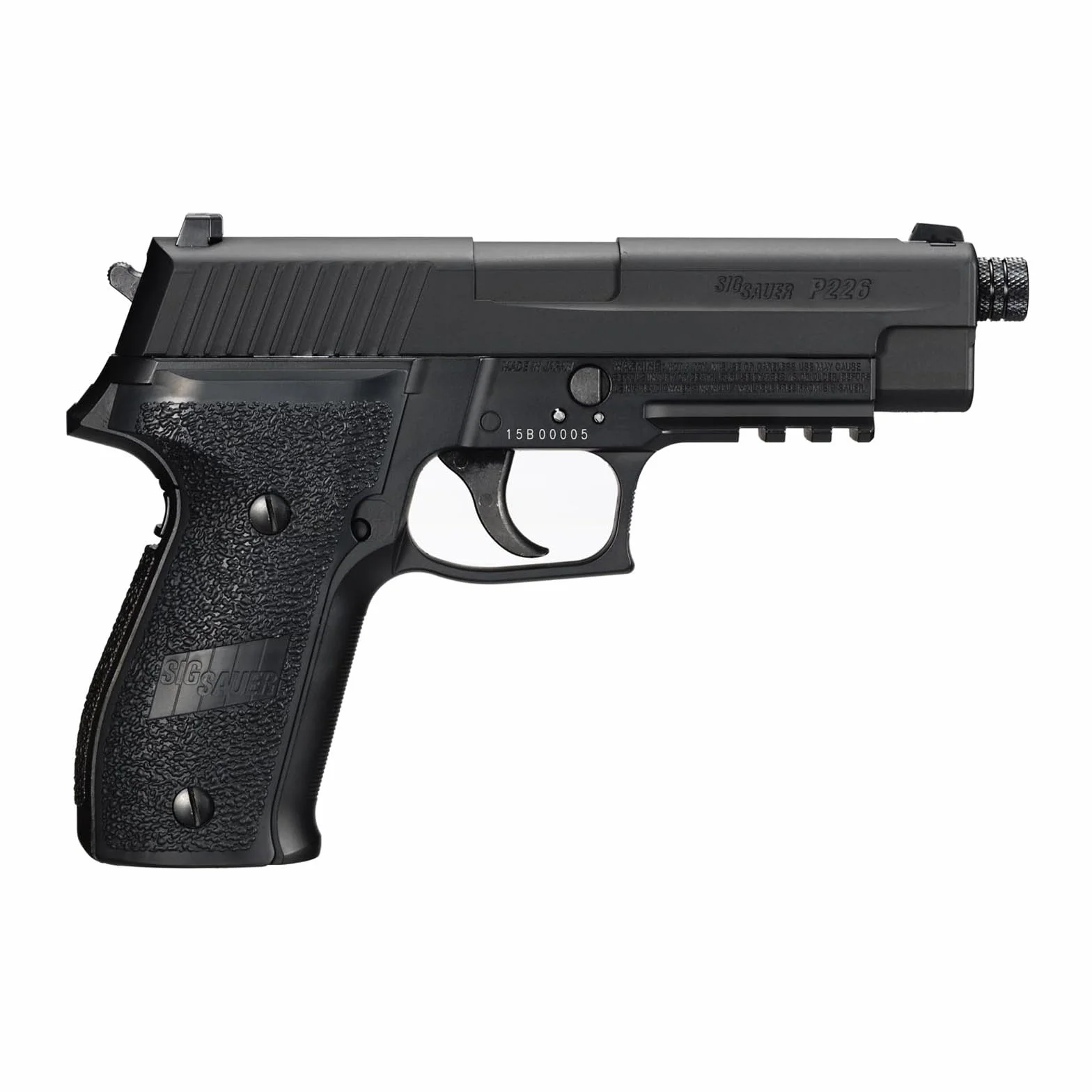 SIG SAUER P226 MK-25 CO2-Powered .177 Cal Semi-Auto Black Airgun Pellet Pistol with 16rd 8x2 Rotary Magazine