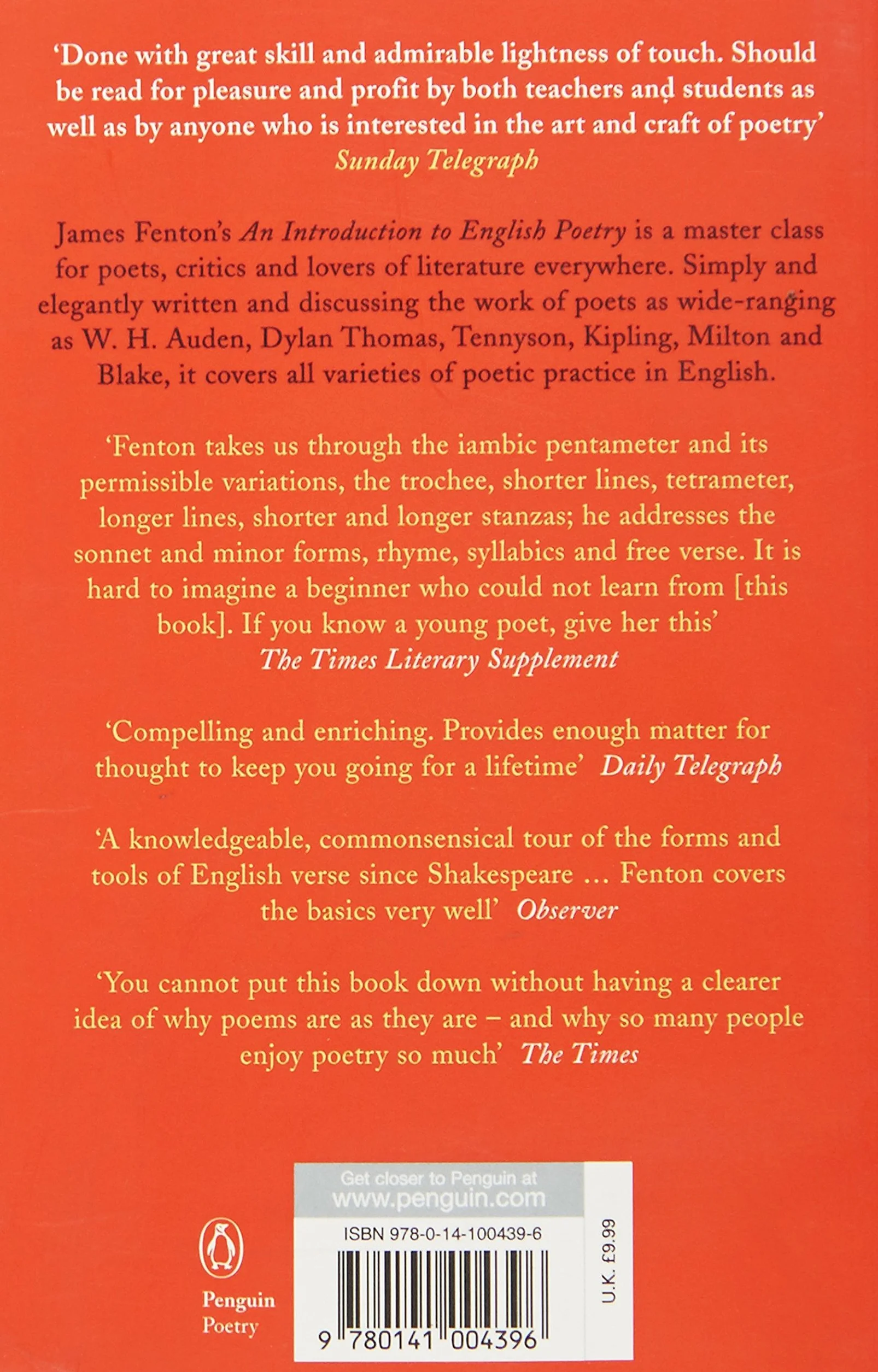 An Introduction to English Poetry