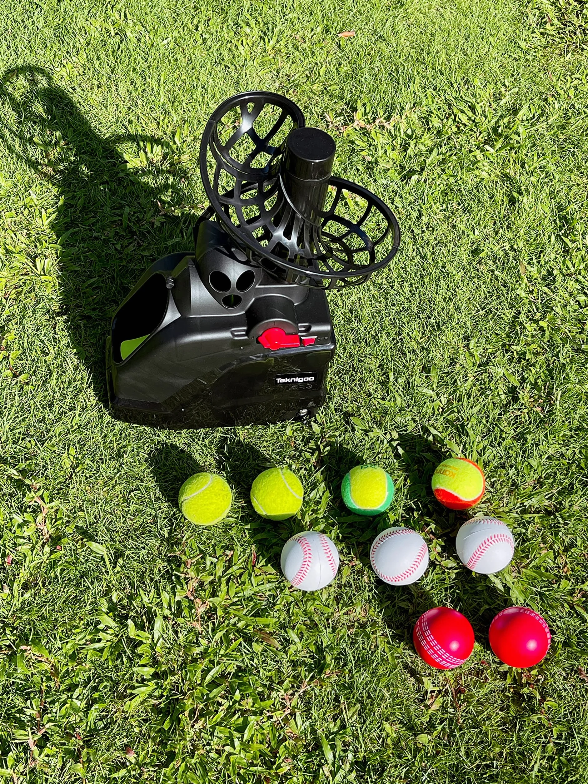 Automatyczny trener piłek tenisowych 10Balls, AC i bateria, do treningu dla początkujących