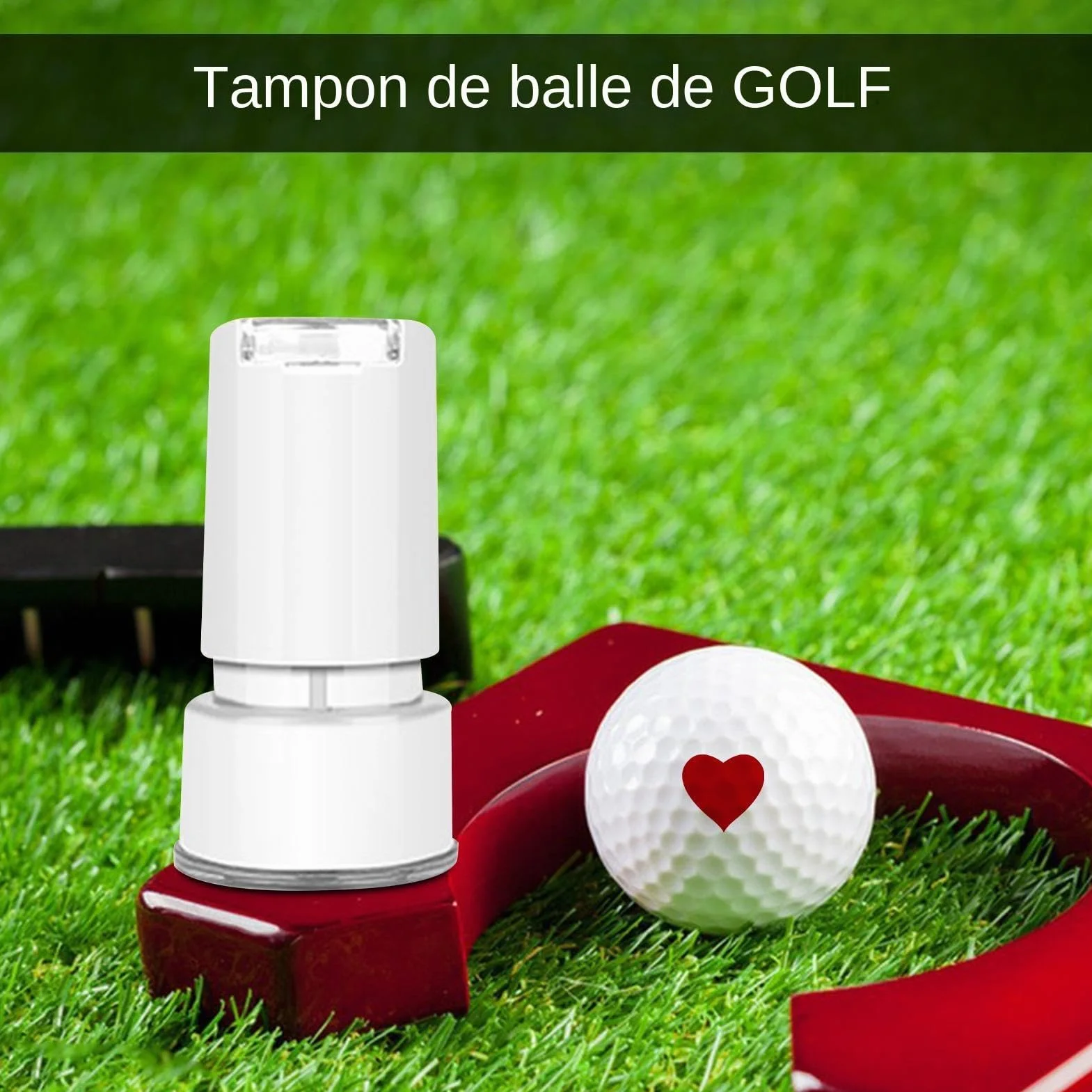 Pieczątka do piłki golfowej, zestaw do znakowania piłek golfowych - szybkoschnące narzędzie do znakowania piłek golfowych, trwałe narzędzie do znakowania piłek golfowych, kreatywne akcesoria golfowe