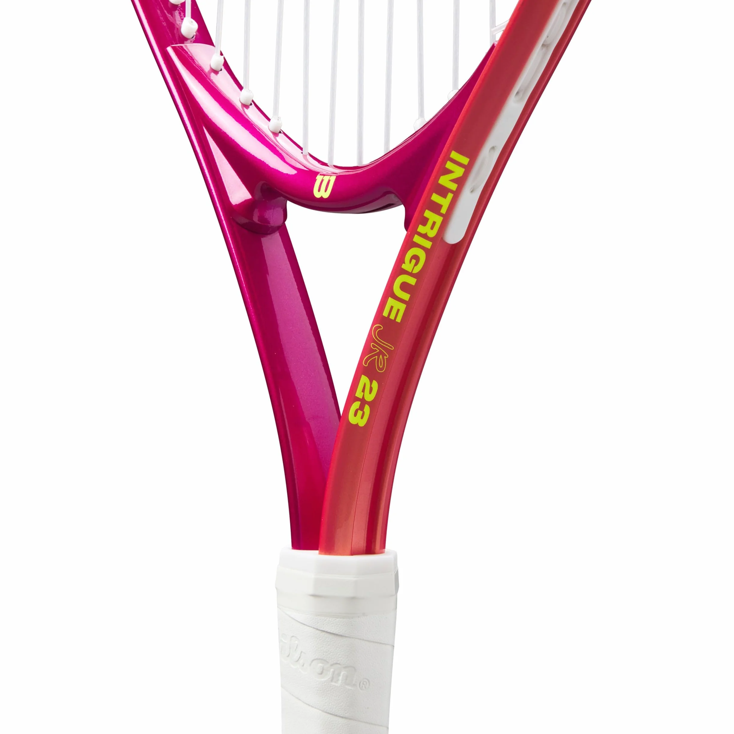 WILSON Intrigue Junior 23 Girls Uncorded 205G Rakiety tenisowe dla dzieci Czerwone - Żółte