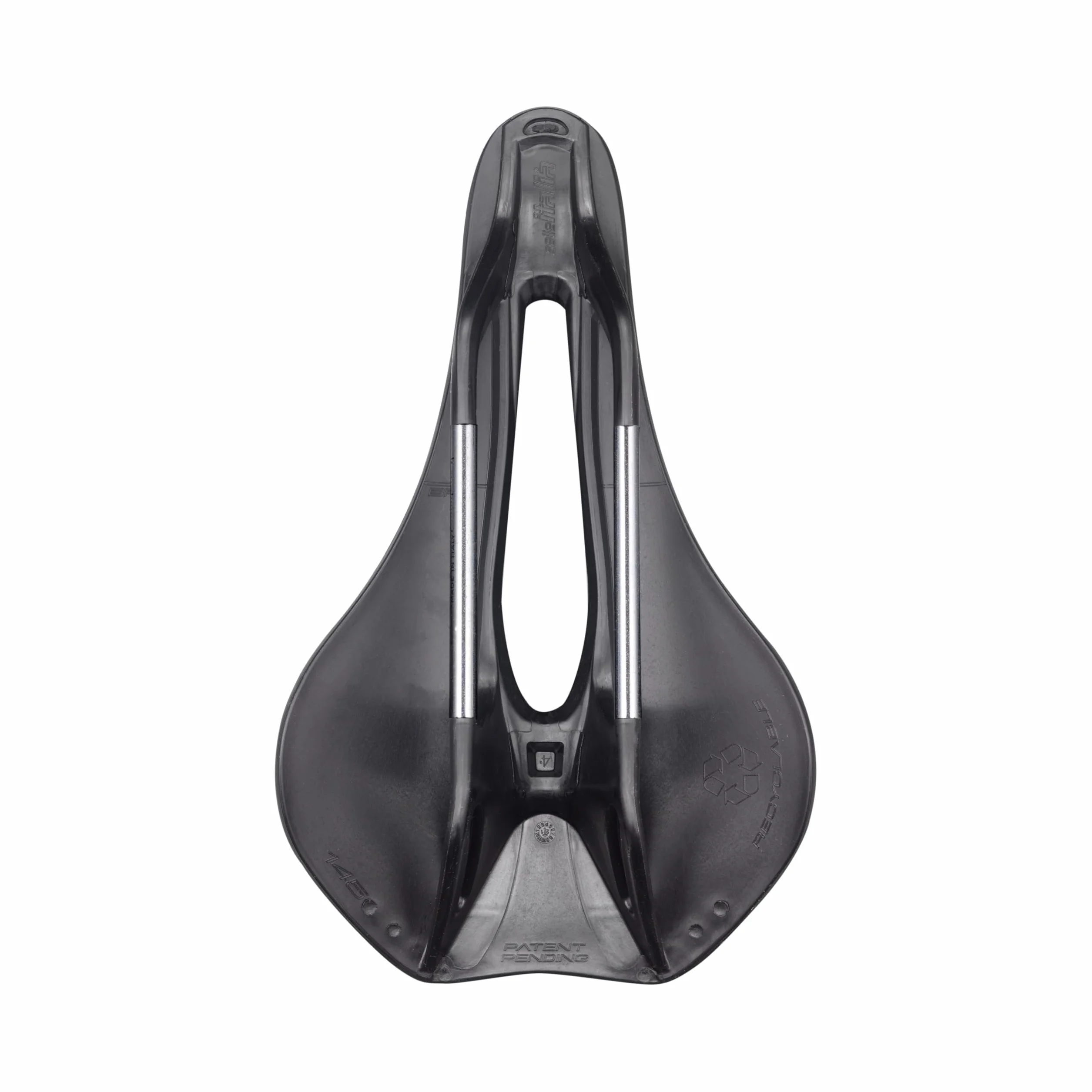 Selle Italia MODEL X Comfort Plus – Siodełko Szosowe 100% Ekologiczne, Dodatkowa Wyściółka, Anatomiczny Otwór, Future Rides Green – Rozmiar L3, Szary