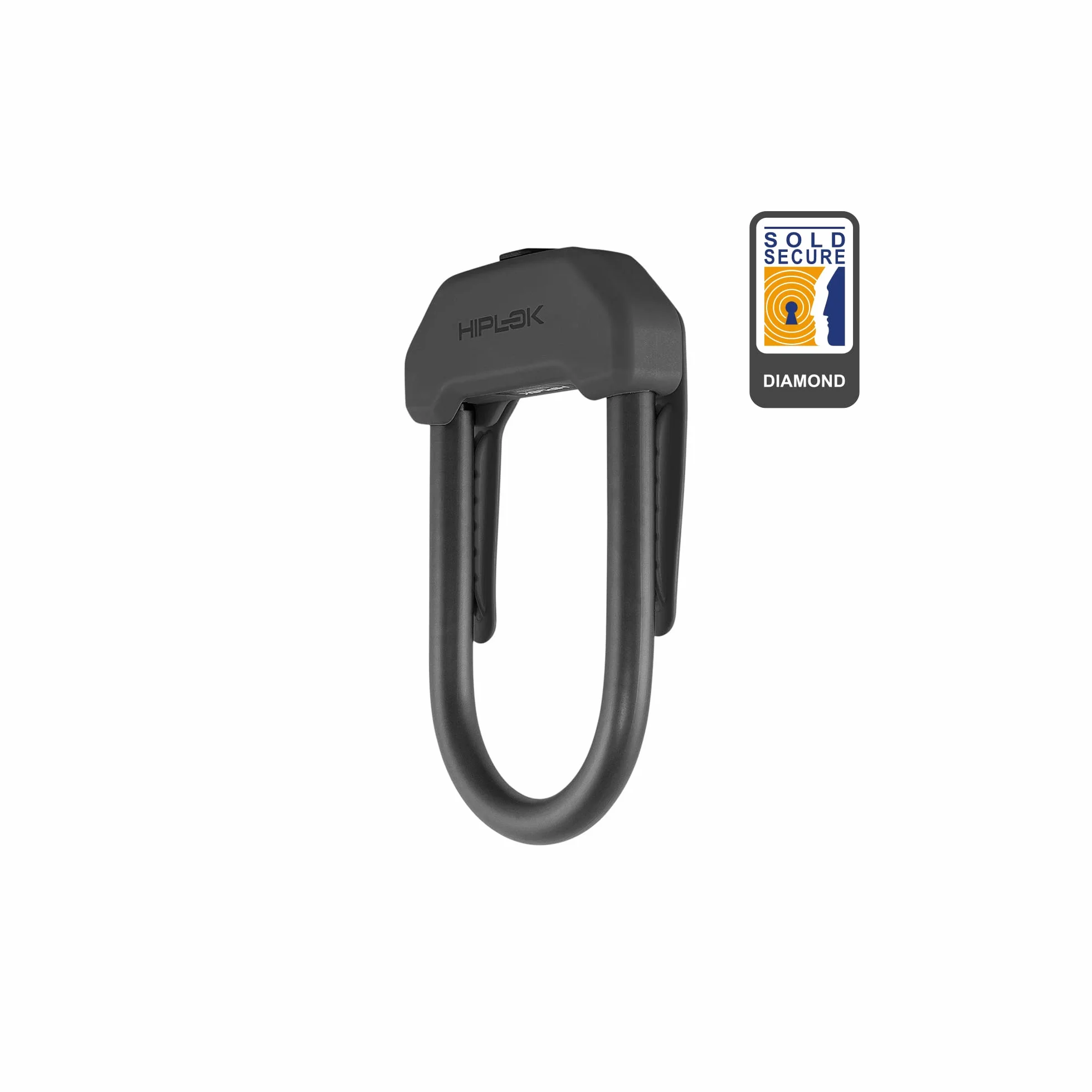 Hiplok DX, U-lock, Unisex, ALL BLACK, Wymiary wewnętrzne zapięcia: 15 cm × 8,5 cm