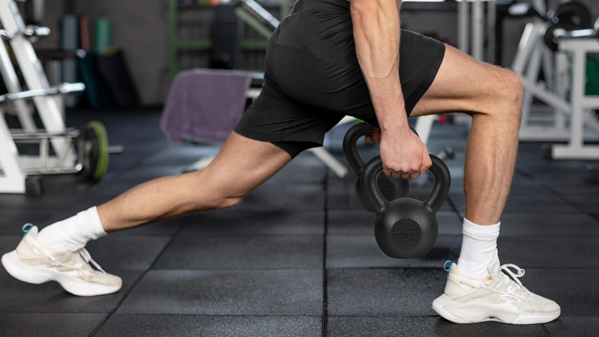 Rebel Kettlebell Żeliwny 8kg REBEL ACTIVE RBA-2323-08