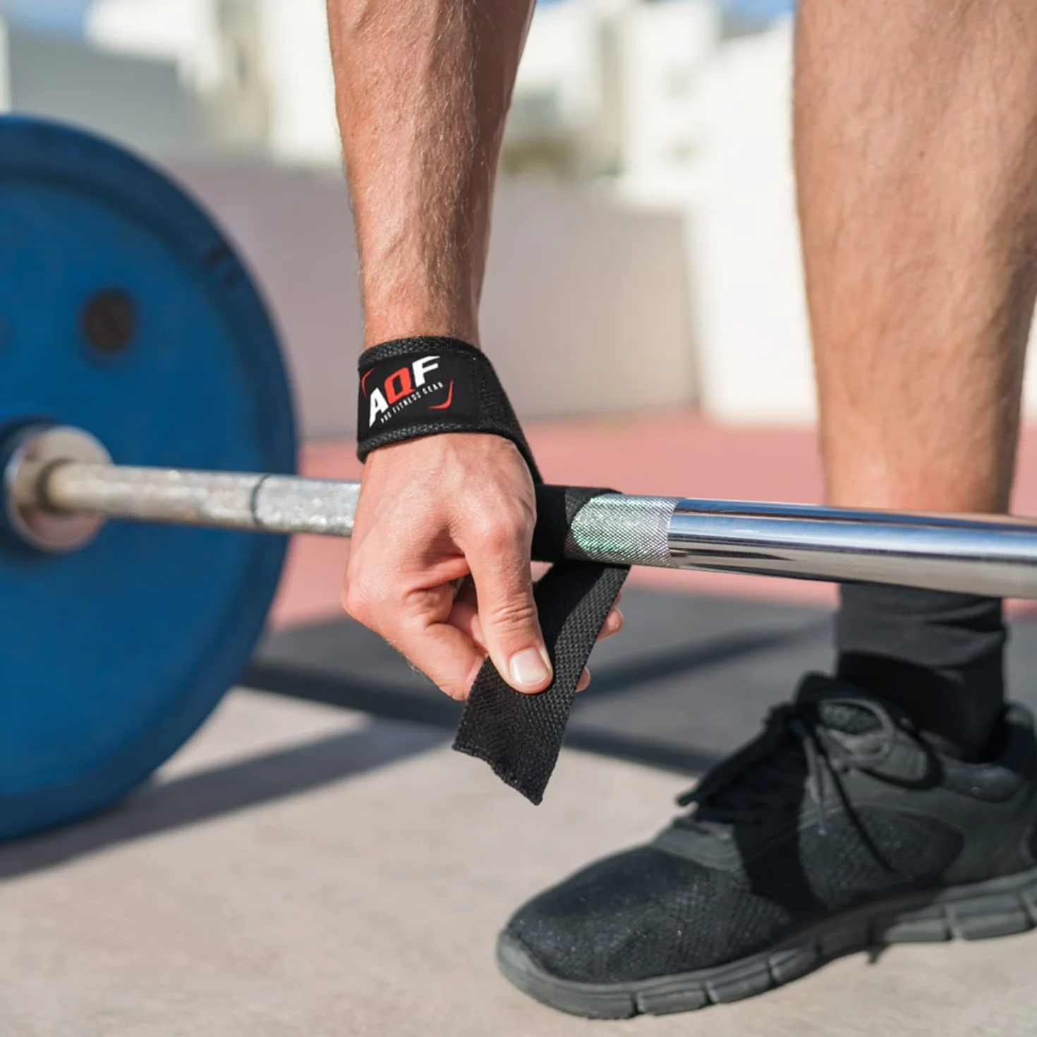 AQF Pasy Do Podnoszenia Ciężarów Na Siłownię, Crossfit, Podtrzymujące Nadgarstek, Kulturystyka Trójbój Siłowy