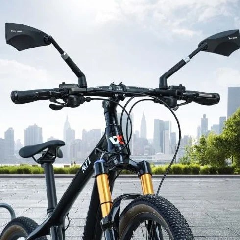Dokeno Tylne lusterko rowerowe obracane 360° regulowane odporne na uderzenia