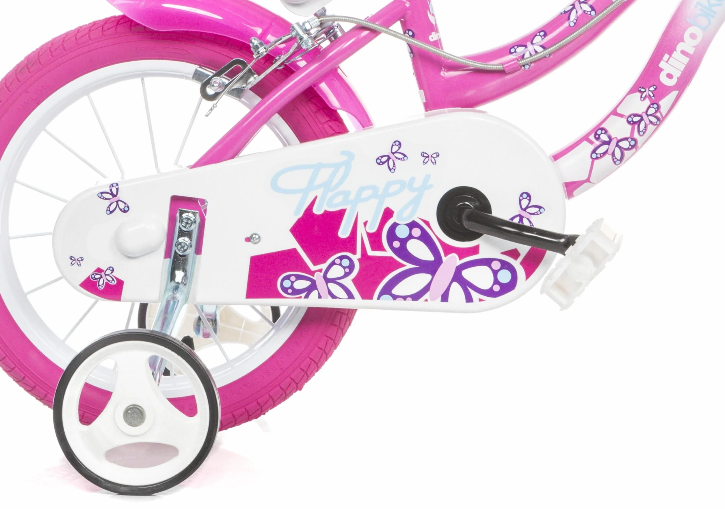 DINO BIKES FLAPPY rower dziecięcy 16" odpowiedni dla dzieci o wzroście od 107 do 125 cm, numer art. 516 – 02