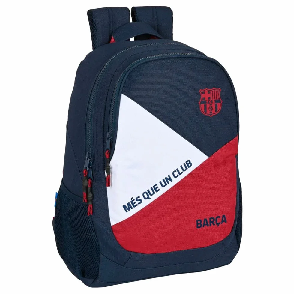 MOCHILA ADAPT.CARRO F.C.BARCELONA "CORPORATIVA", Biały/Granat Niebieski