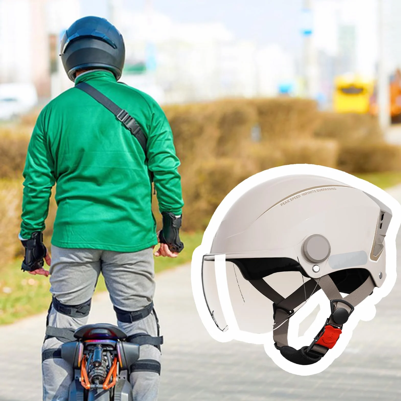 Mountain Bike Helmet, Adjustable Lightweight Design, Protective Gear, Comfortable Fit, Resistant Shell for Road, Cycling, Skateboarding, Dirt, Biking, Electric, Scooter