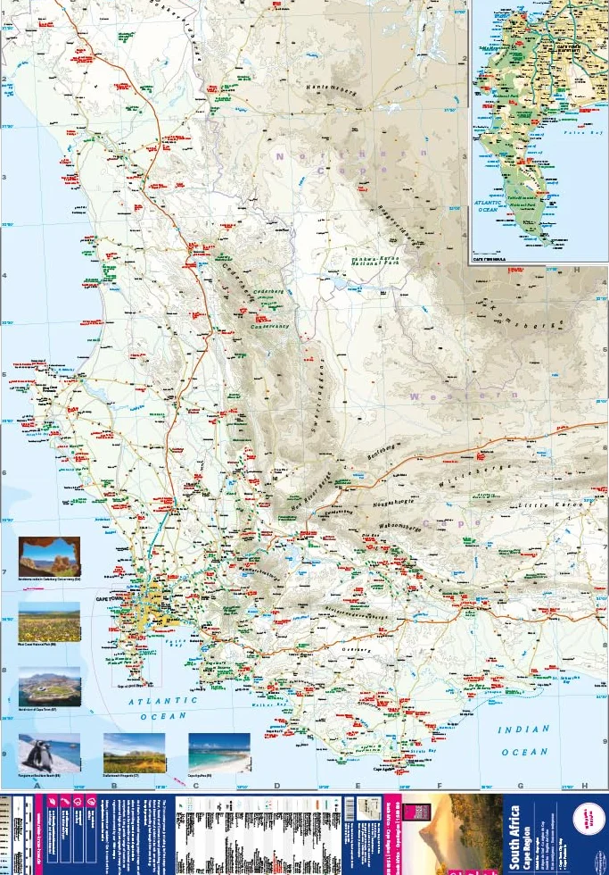 Reise Know-How Landkarte Südafrika Kapregion 1 : 500.000: reiß- und wasserfest (world mapping project)