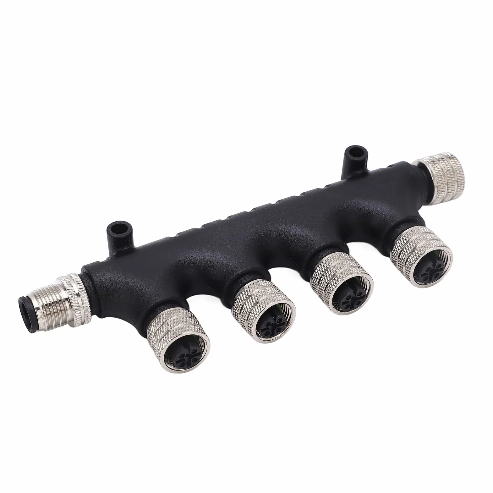 Złącze NMEA 2000 T 5-pinowe Wodoodporne Kable Szkieletowe IP67 4-portowy Wieloportowy Terminator Trójnikowy Morski GPS Akcesoria do Sieci Lowrance Elektronika łodzi