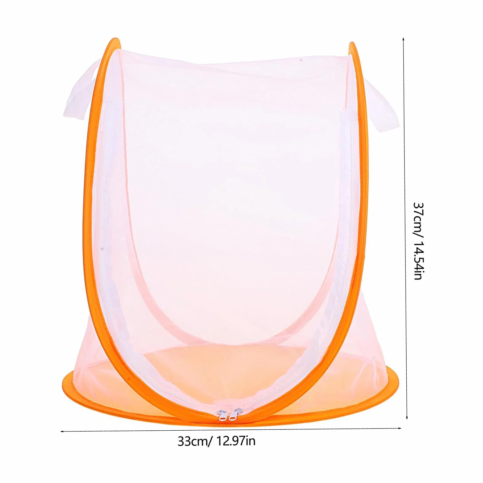 Butterfly Cage, Small Butterfly Habitat, 12.99x14.57 inches, Mesh Enclosure, Foldable Growing Breeding House, Zipper Access and Portable Design, Ideal for Garden, Outdoor, Yard