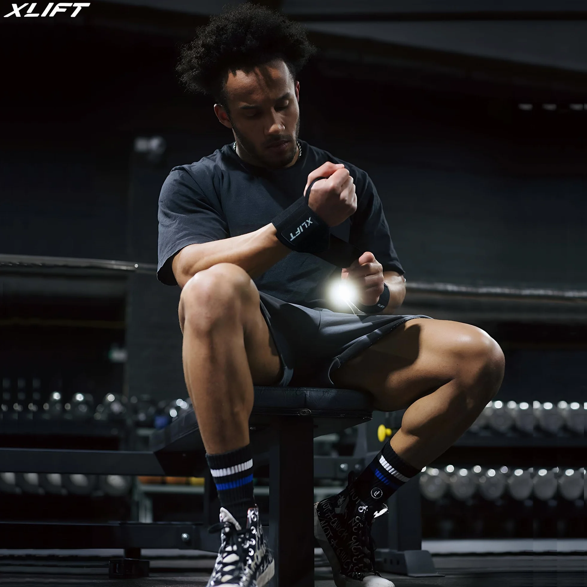 XLIFT Opaski Gimnastyczne Crossfit Nadgarstki Wrist Wraps do Podnoszenia Ciężarów Sportowe Opaski na Rękę