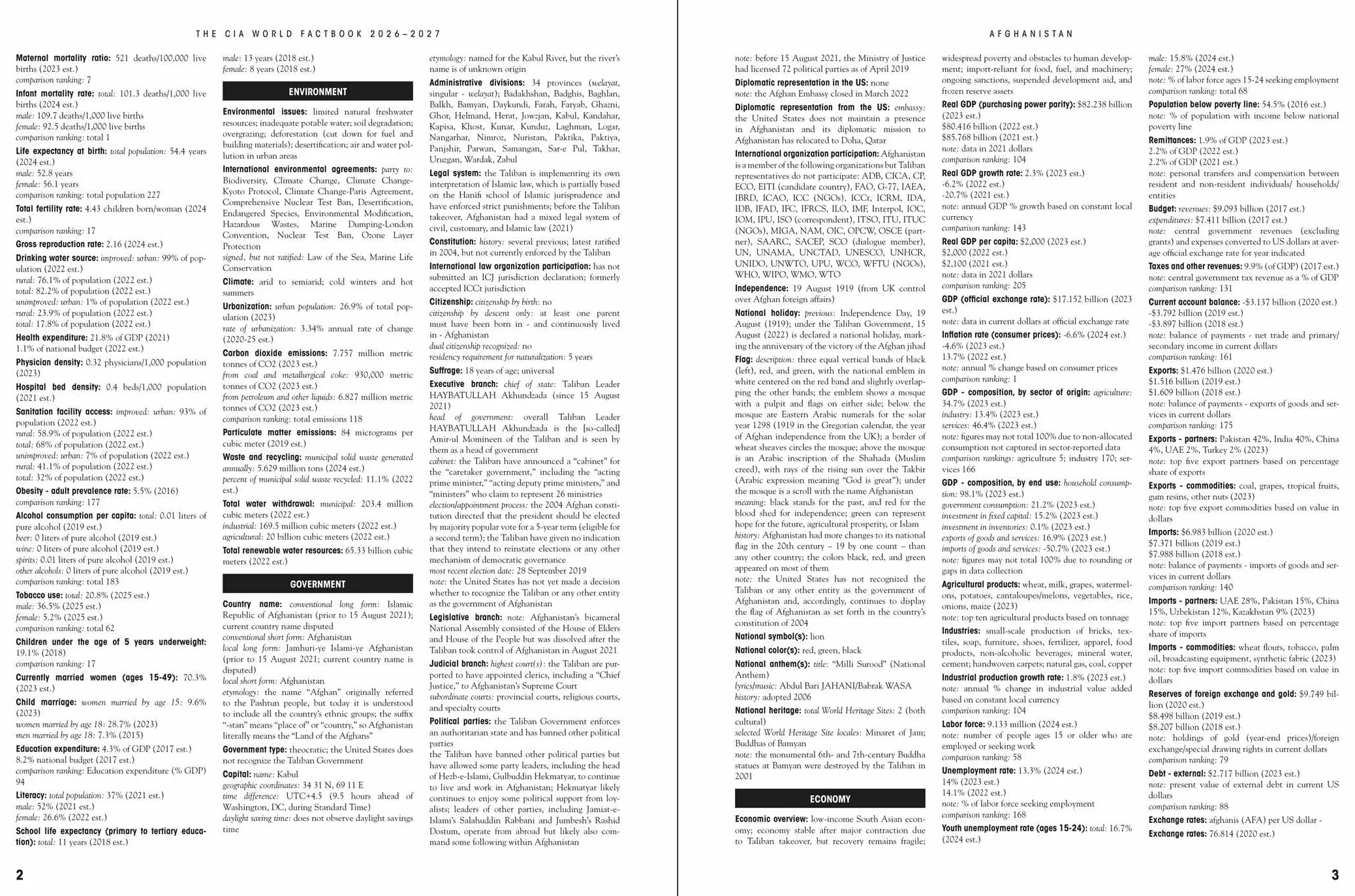 The CIA World Factbook 2026-2027