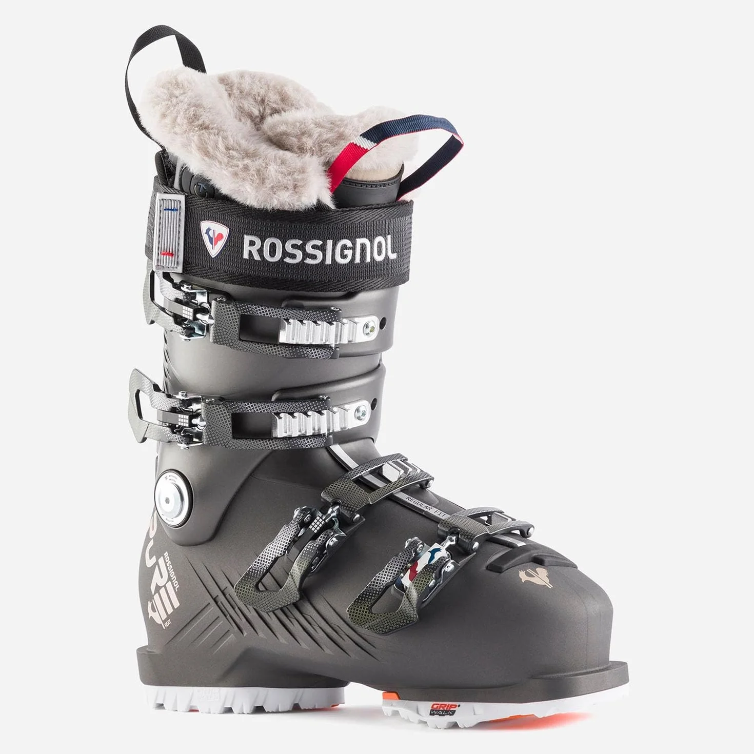 Rossignol - Damskie buty narciarskie Pure Heat Gripwalk Gold Grey - Rozmiar 36 - Szary