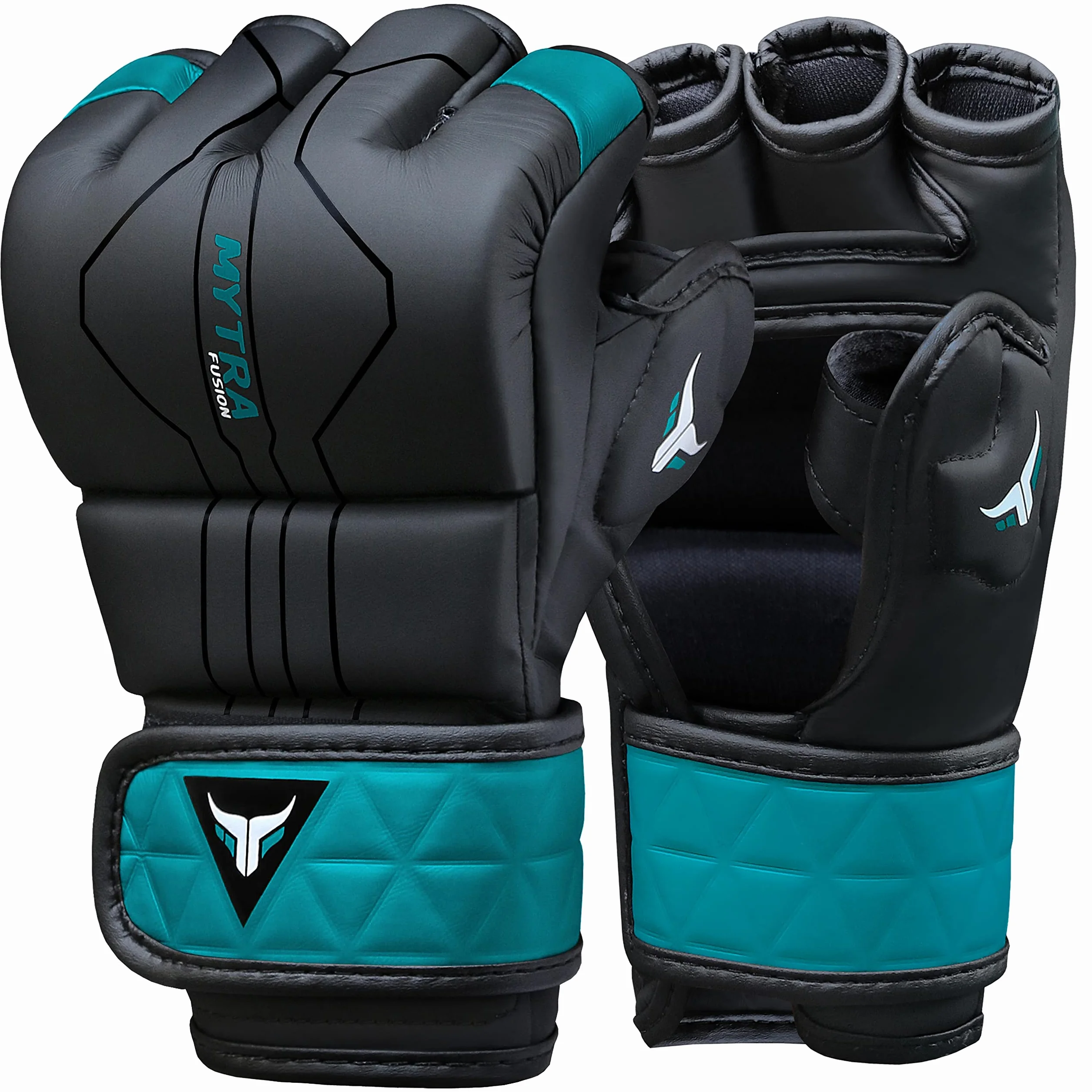 Rękawice MMA Mytra Fusion z otwartymi palcami do kickboxingu, grapplingu, treningu