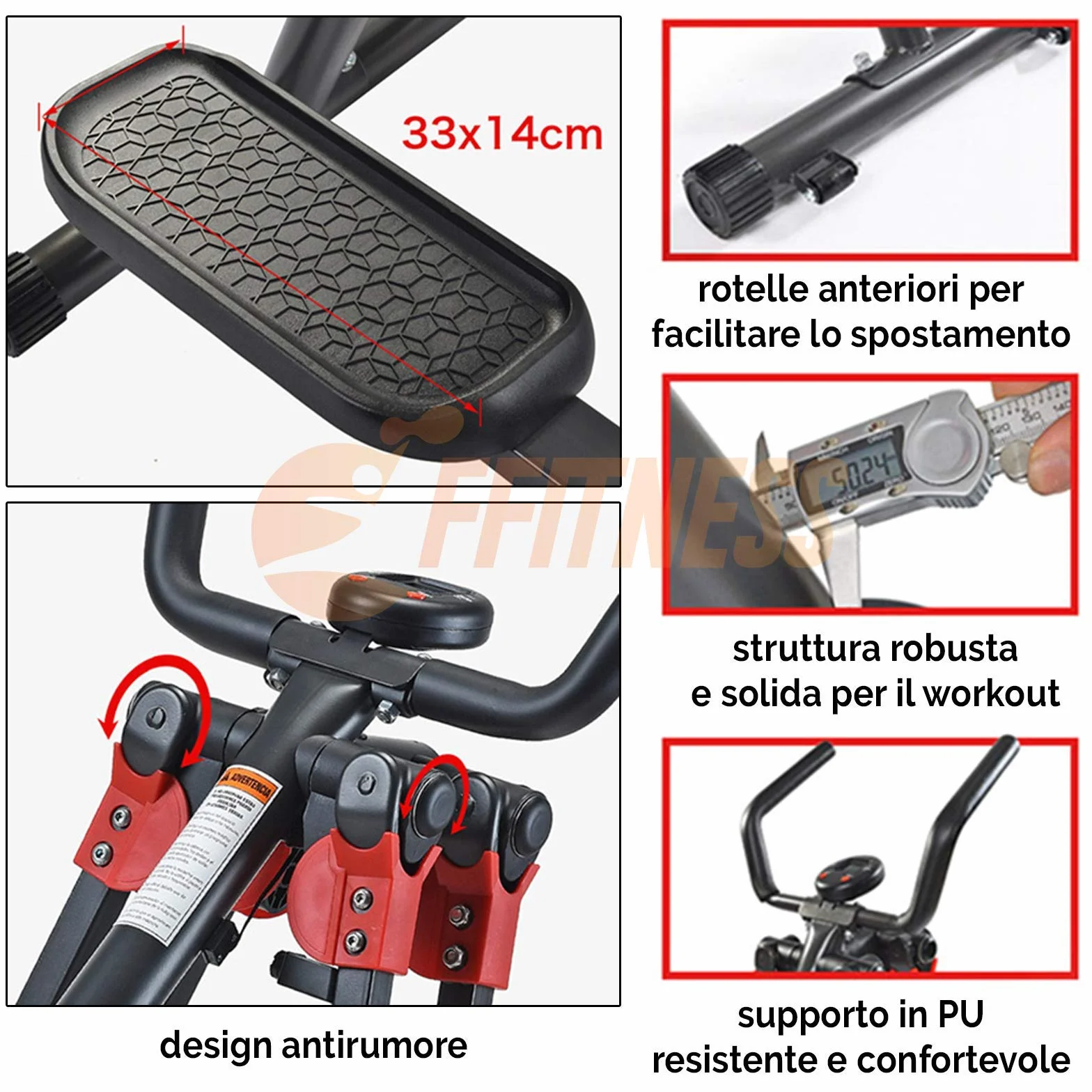 FFITNESS FLMD068N Eliptyczny Stepper Home Gym Sprzęt Fitness