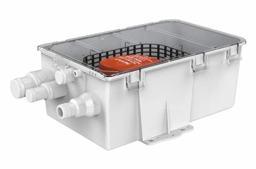 LIGHTEU®, Seaflo system miski prysznicowej 47 LPM, automatyczna pompa wody zęzowej 12 V 750 GPH