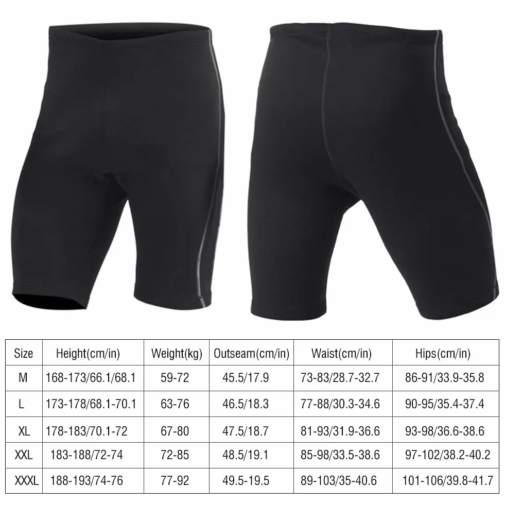 Kombinezon neoprenowy szorty – 2 mm, neoprenowy, unisex, do nurkowania, spodnie neoprenowe