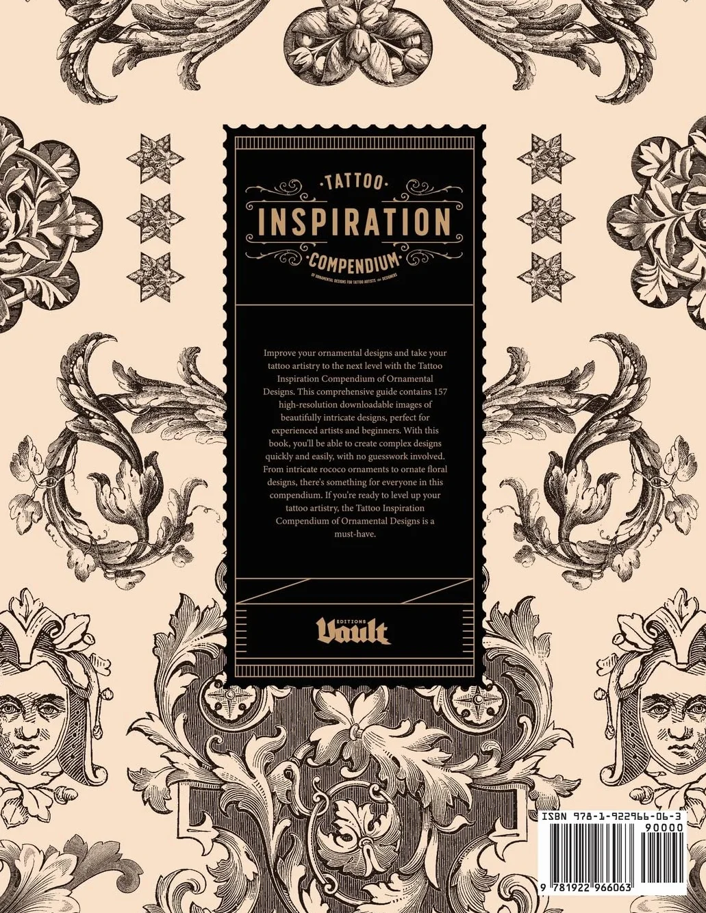 Tattoo Inspiration Compendium of Ornamental Designs for Tattoo Artists and Designers: A Reference Book of Filigree, Flourishes and Ornamentation