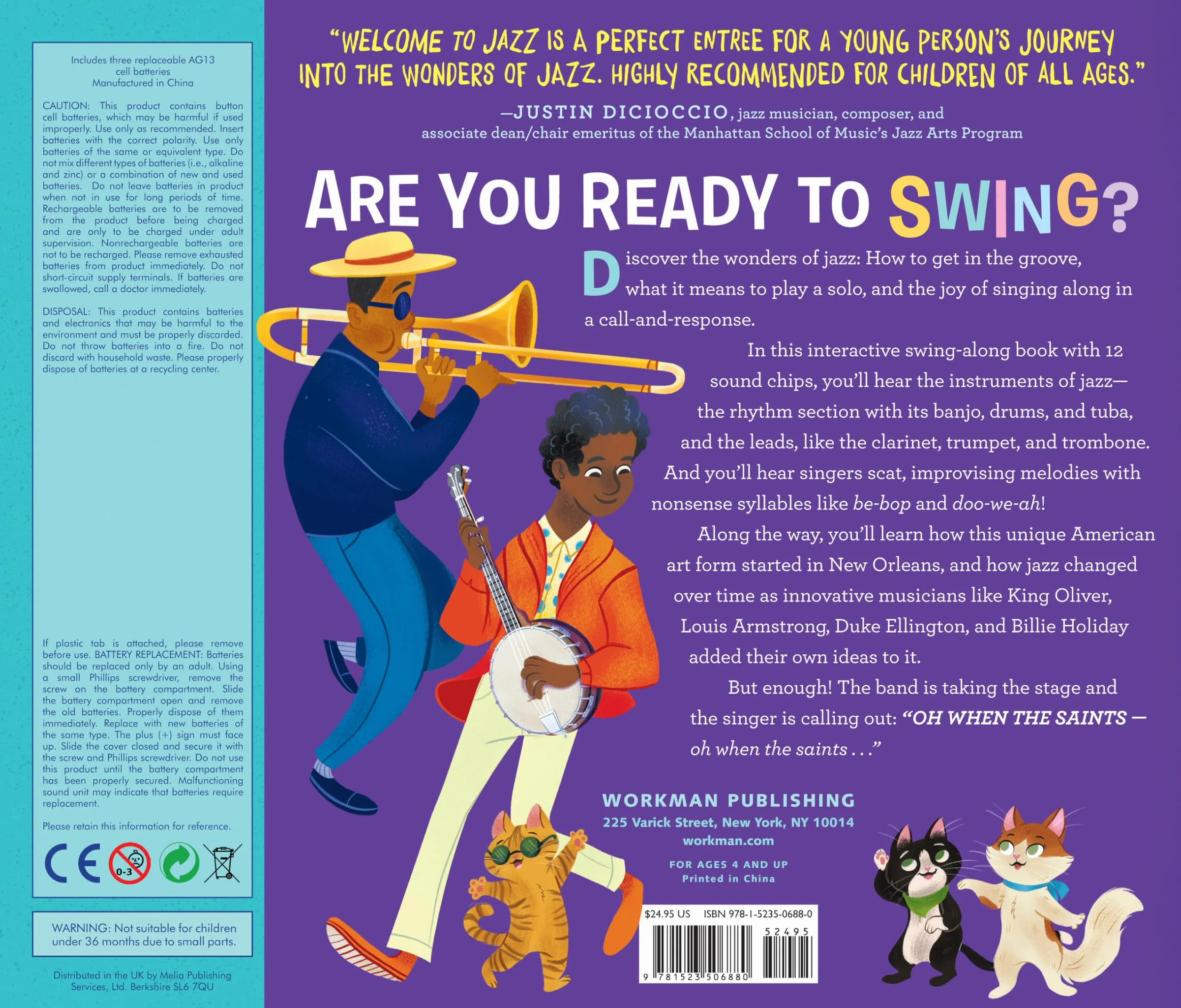 Welcome to Jazz: A Swing-Along Celebration of America’s Music, Featuring “When the Saints Go Marching In”