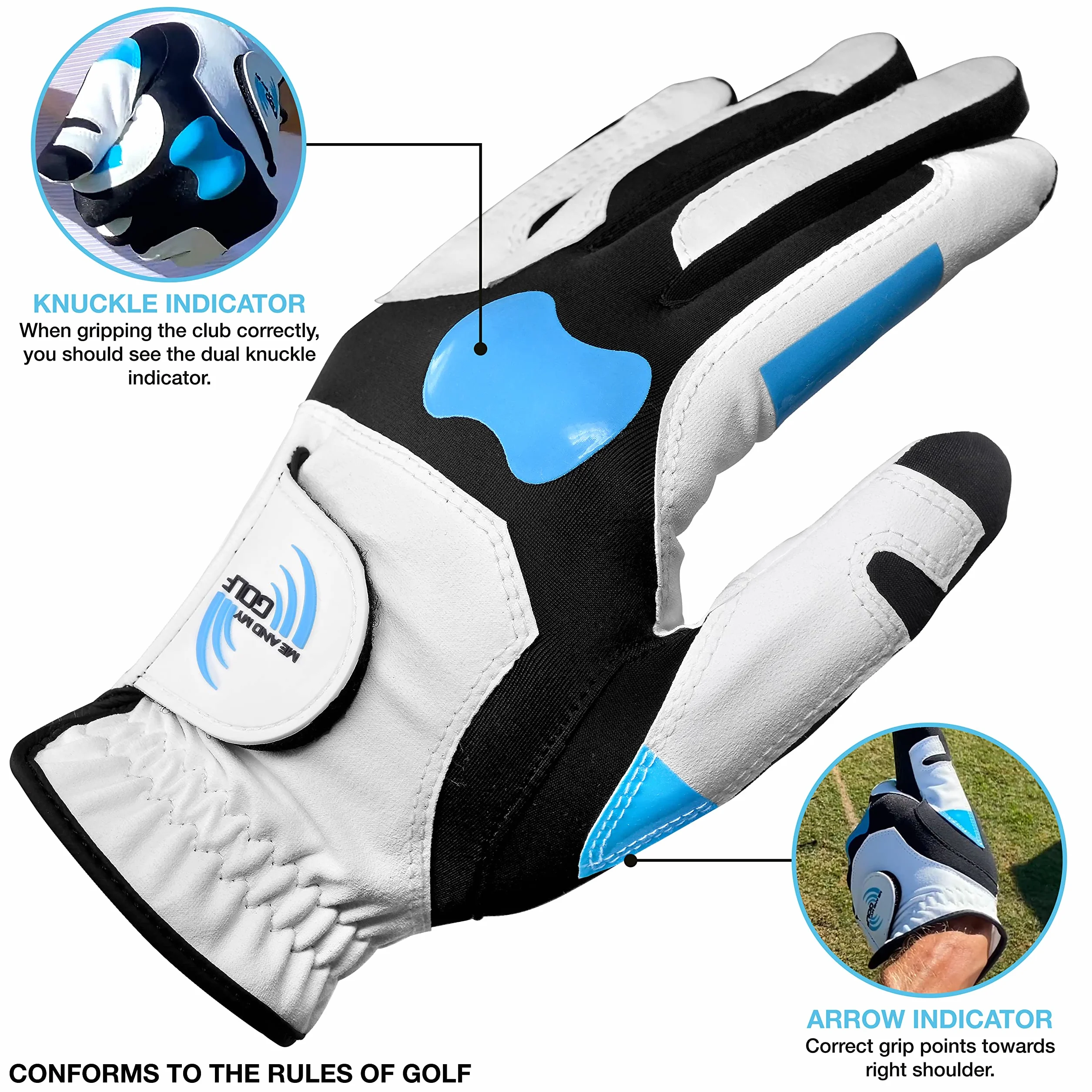 ME AND MY GOLF True Grip rękawice treningowe rozmiar M/L