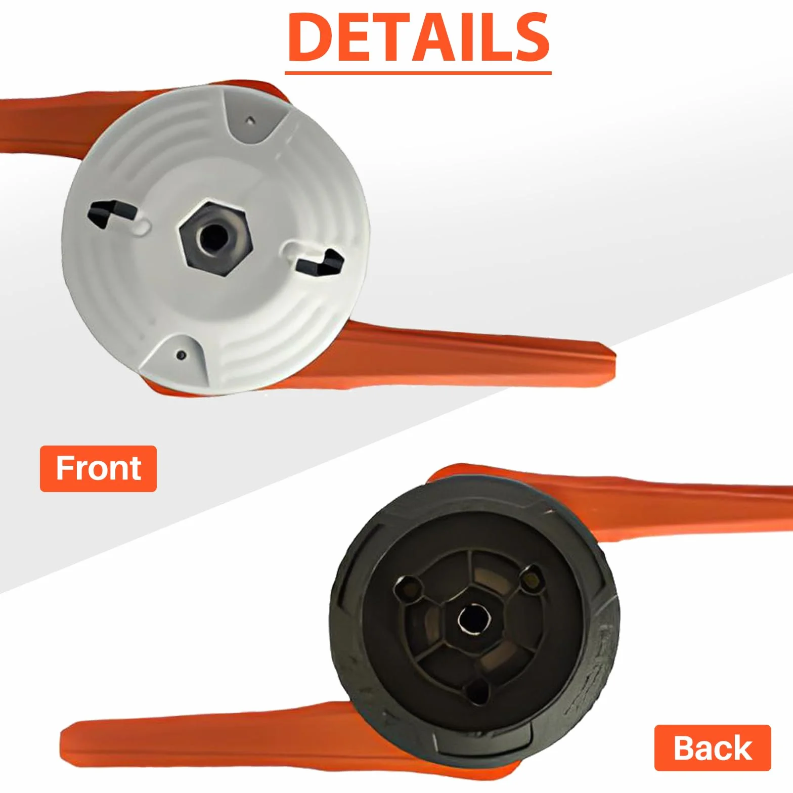 Polycut 6-2 Głowica Kosząca do Stihl FS38 FSA60R FSA86R FS40 FS50 Kosiarka, Kosa Mechaniczna FS 38 Głowica do Podkaszarki FSA 60 R Głowica Tnąca Akcesorium, z 4 Ostrzy