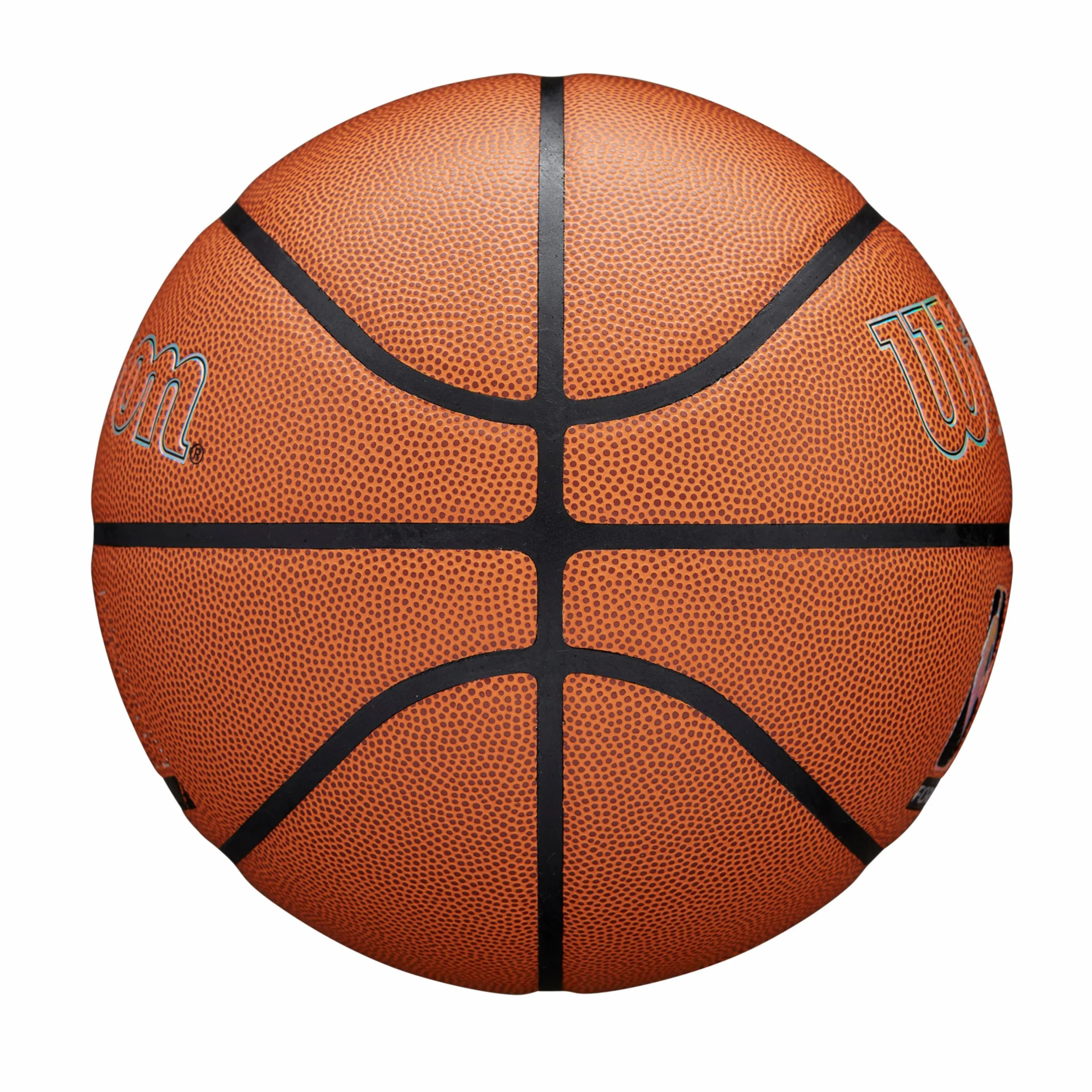 WILSON NBA Forge Plus koszykówka wewnątrz/na zewnątrz - brązowa, rozmiar 18-79 cm