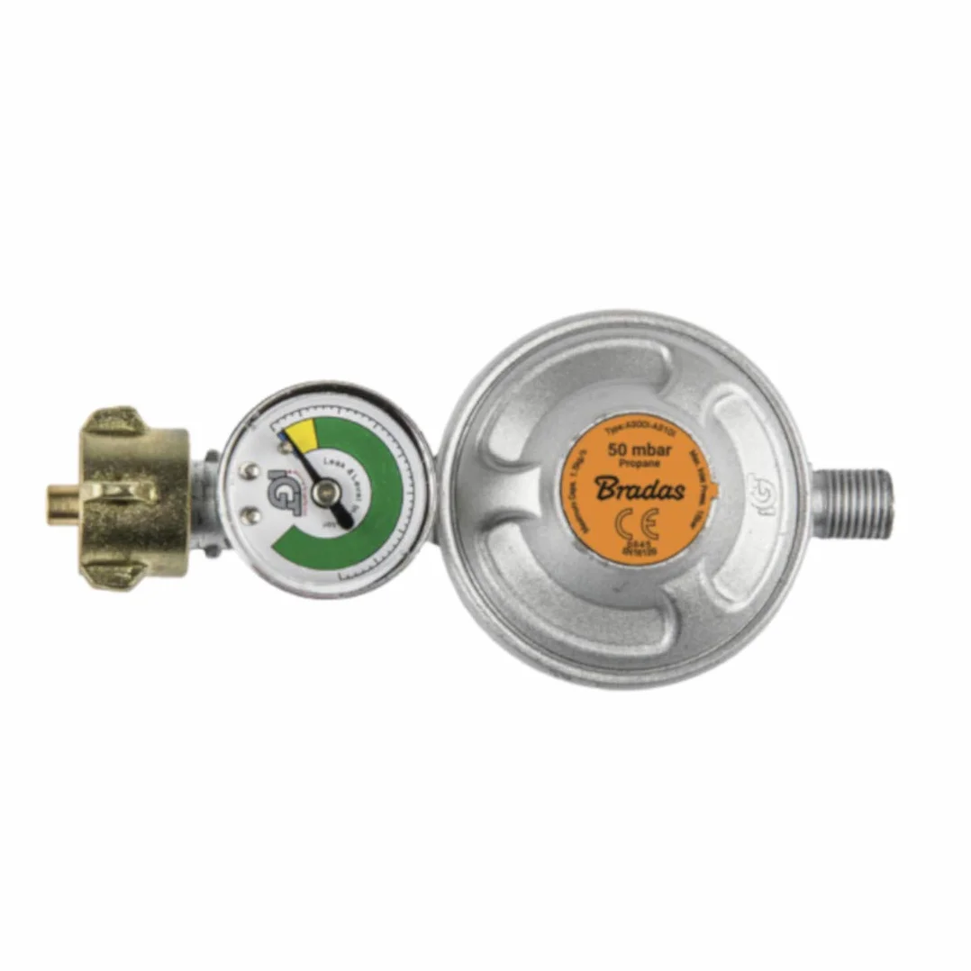 Bradas RG A310IE-002-M regulator ciśnienia gazu, wielokolorowy, 15 x 8 x 6 cm