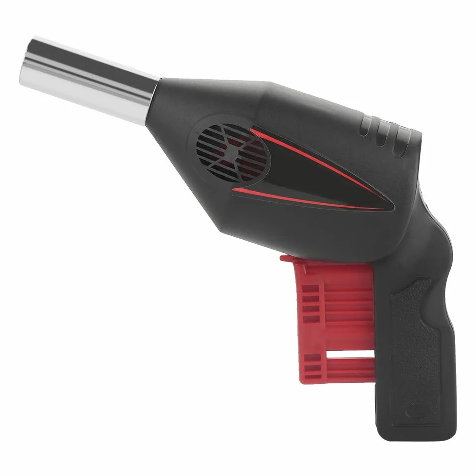Manual BBQ Fan | Fire Starter for Charcoal Grill & Campfire | Portable Blower for Outdoor Camping/Picnic/Barbecue | No Battery Needed, Stainless Steel