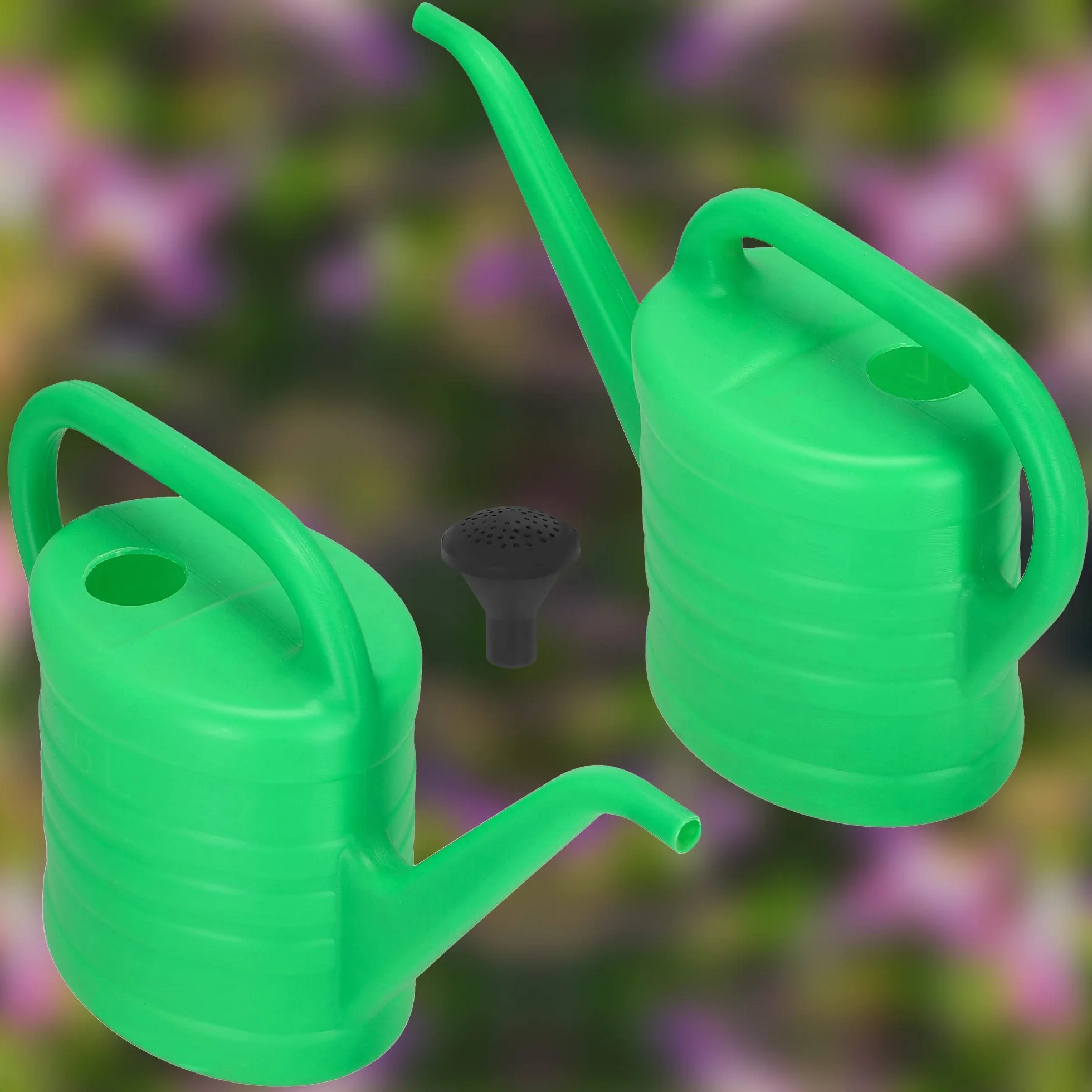 KOTARBAU® Konewka owalna Długotrwała konewka ogrodowa z tworzywa sztucznego do podlewania kwiatów z dyszą System nawadniający Konewka do podlewania kwiatów do użytku wewnętrznego i zewnętrznego