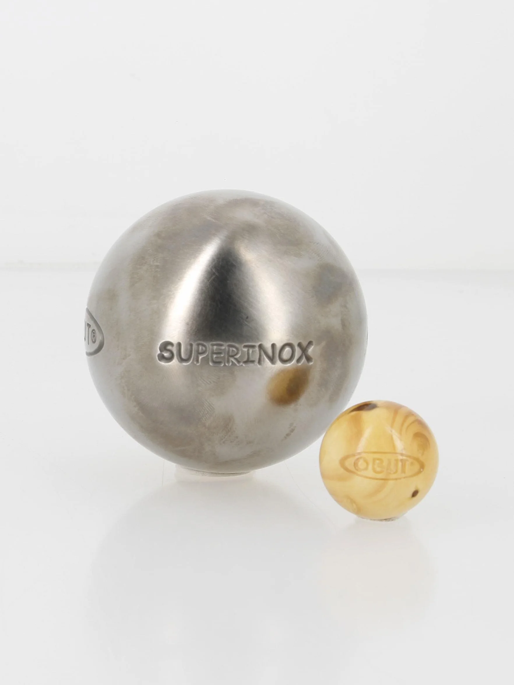 Obut Superinox 72mm Kulki Petanque 690g Szary