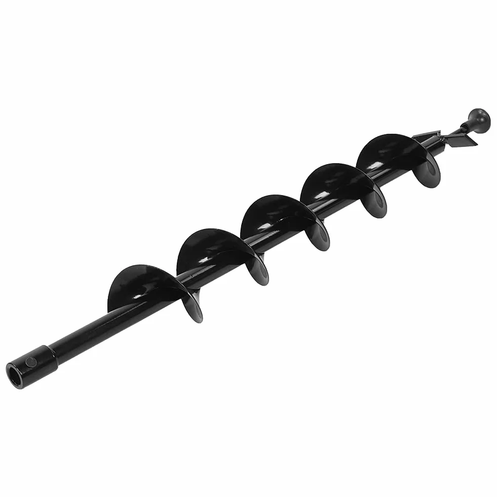 Wiertło ze Stali Manganowej Wiertło do Otworów Wiertło świder świder świder Ogrodowy Sadzenie świder ślimakowy Bit Pojedyncze Ostrze 100x800mm do Wiertła z Napędem Sześciokątnym