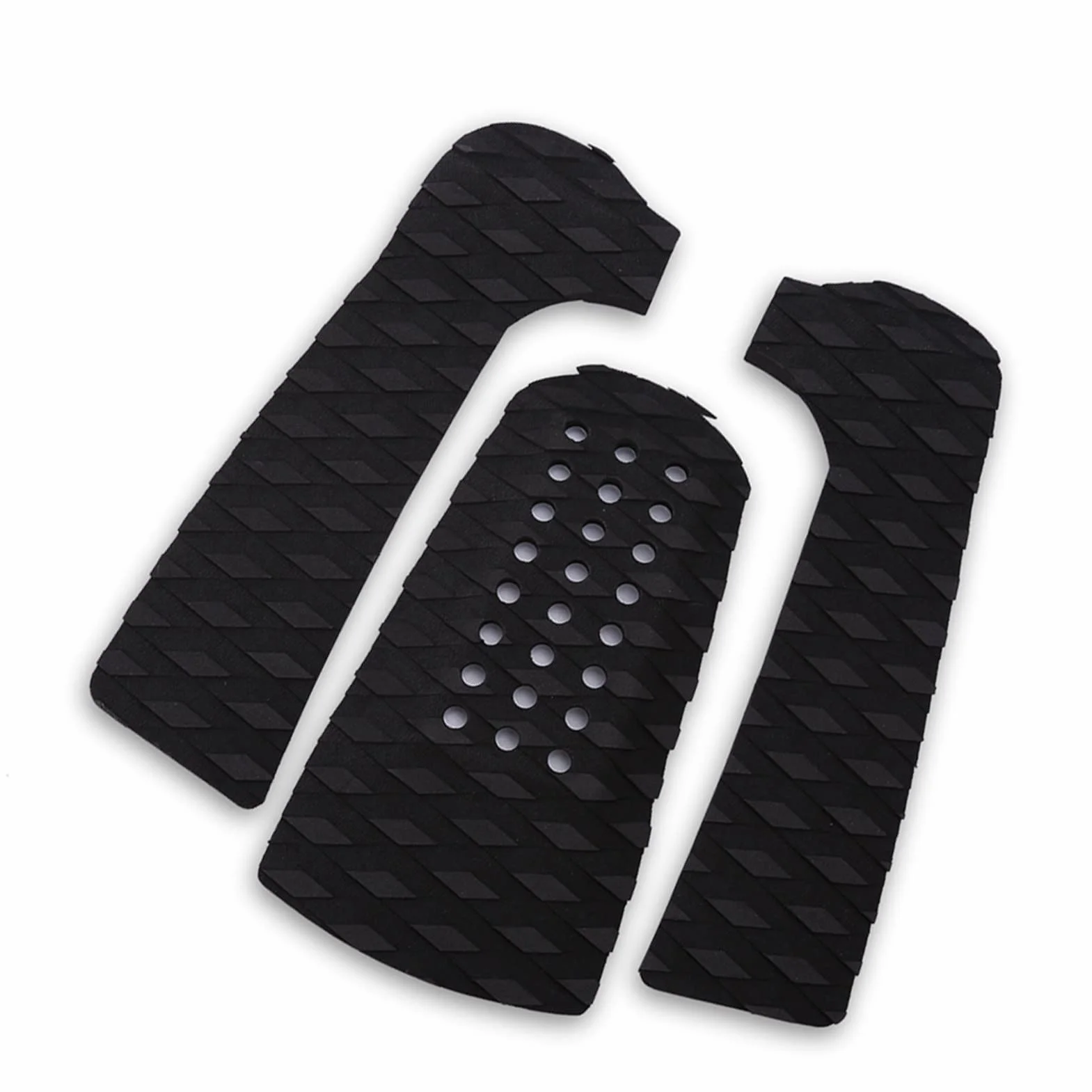 Yosoo Health Gear Uchwyt do deski surfingowej, 3 sztuki podkładek antypoślizgowych, czarny