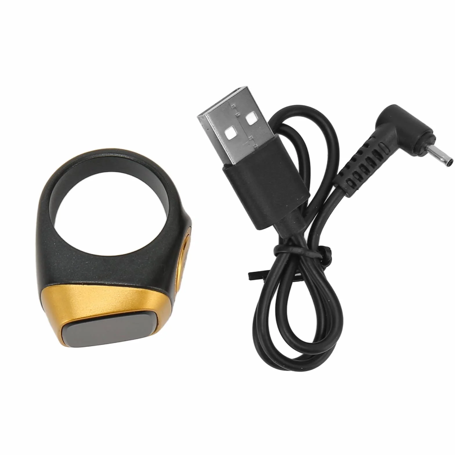 Licznik Palcowy, Cyfrowy Palec Smart Clicker Ring Resetowalny Licznik okrążeń Ręczny Licznik kliknięć z Mini Ekranem LCD do Robienia na Drutach, Szydełkowania, Coachingu,