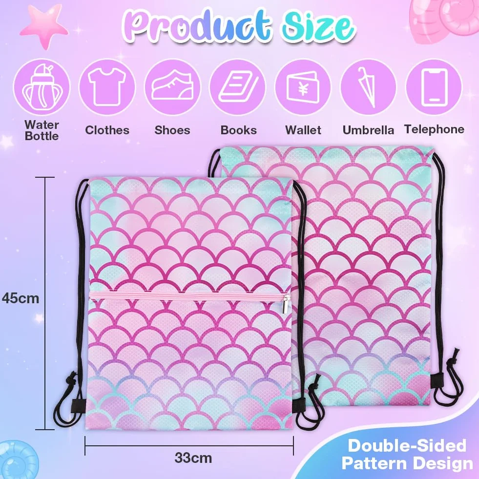 Worek sportowy dla dzieci Rosa 28x22x2cm