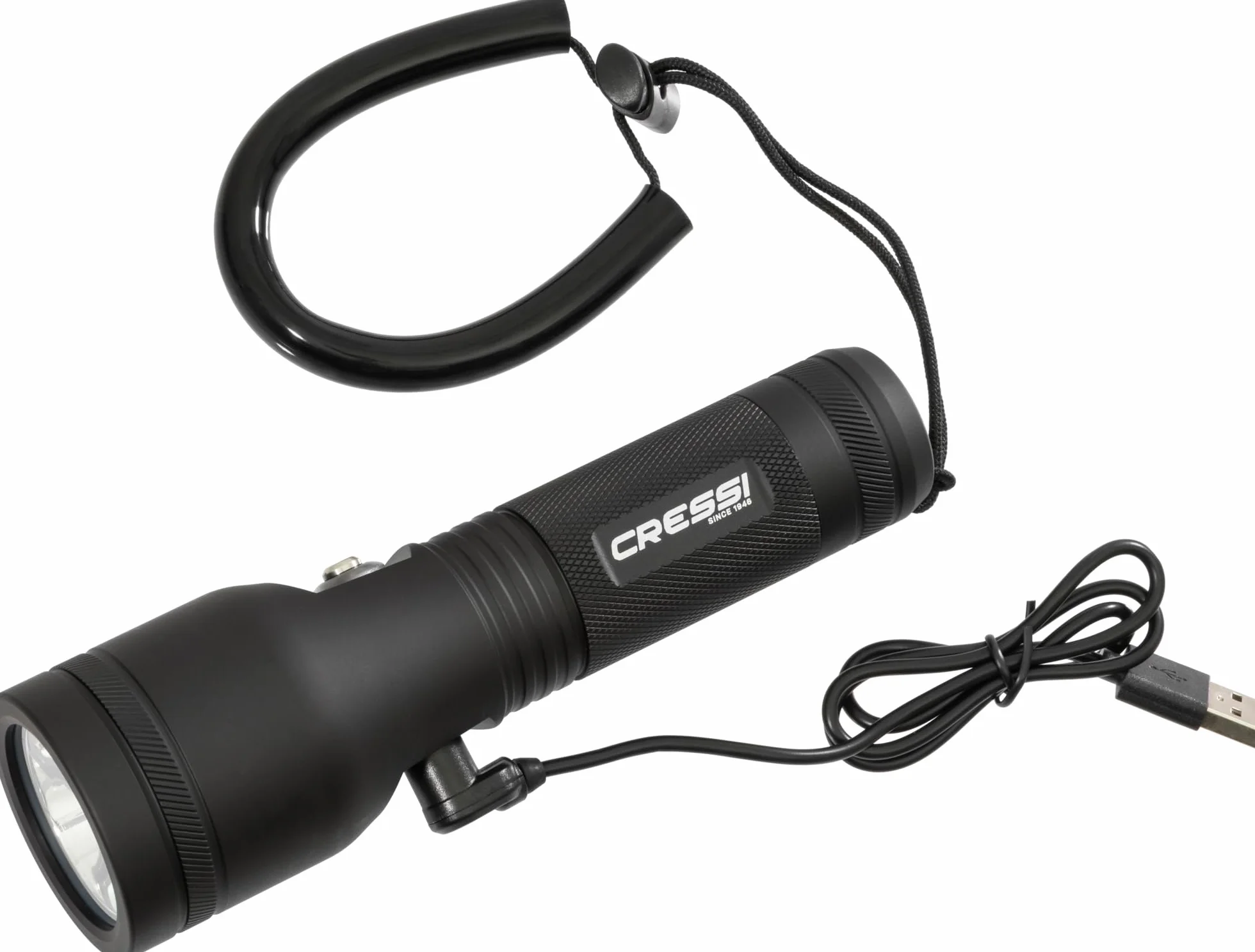 CRESSI Astra 2100 latarka podwodna LED 2100 lumenów wodoodporna IPX8 100 m czarna