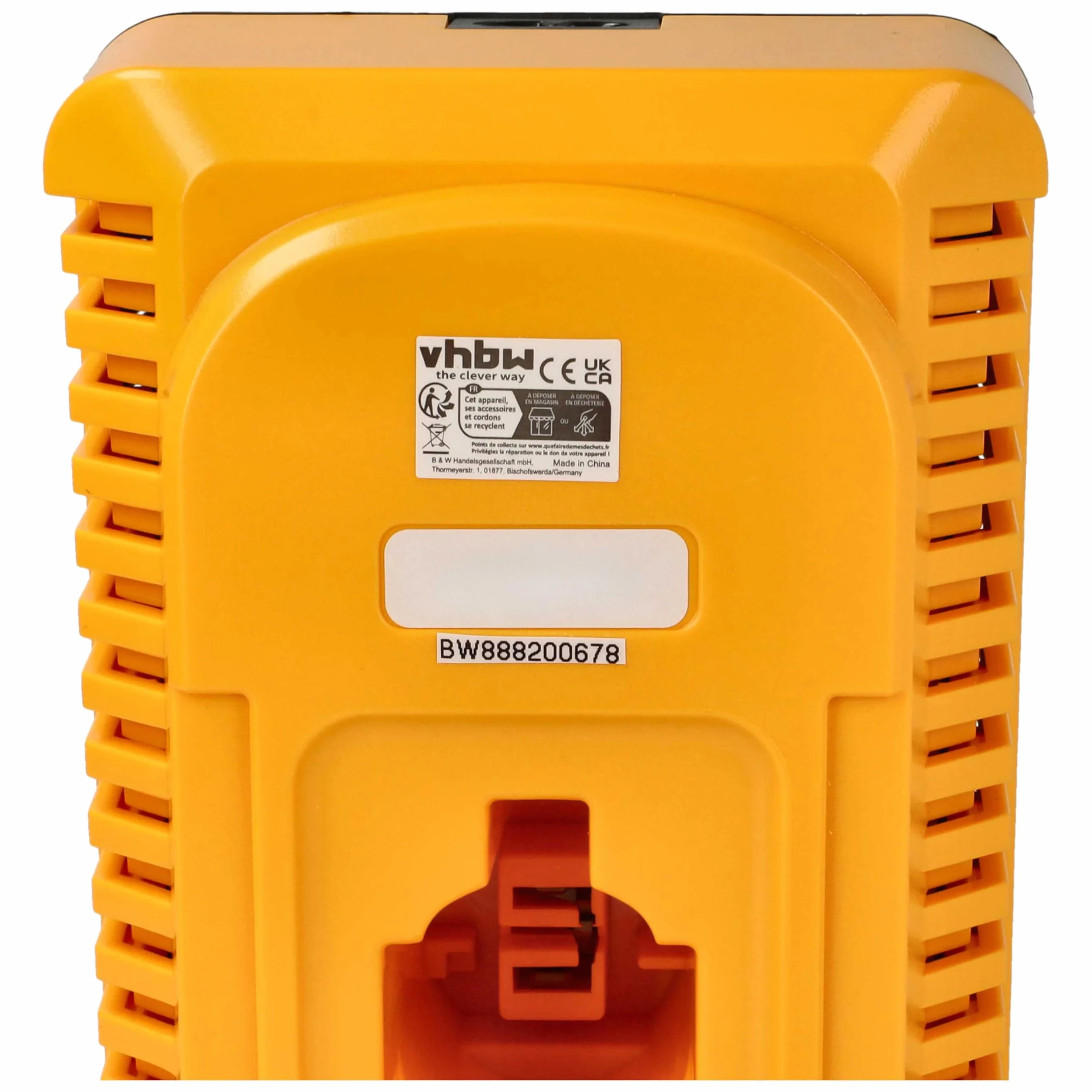 vhbw Ładowarka kompatybilna z narzędziami Dewalt DC9096, DC9144, DC9180, DC9180C z narzędziami NI-Cd, akumulatorami NiMH