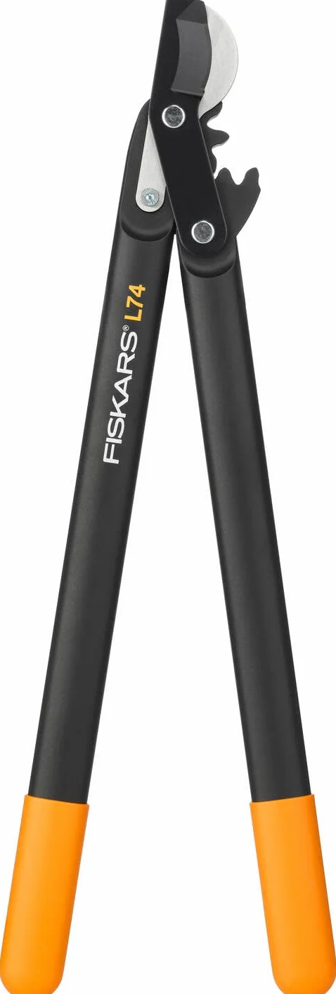 Fiskars Powergear Sekator, Czarny, L74 (Średnica gałęzi Ø 3,8 cm)