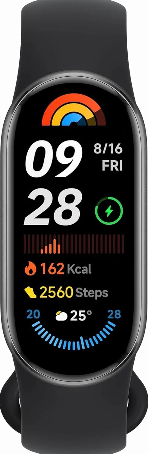 Xiaomi Smart Band 9 opaska monitorowania aktywności AMOLED 60 Hz, czarny