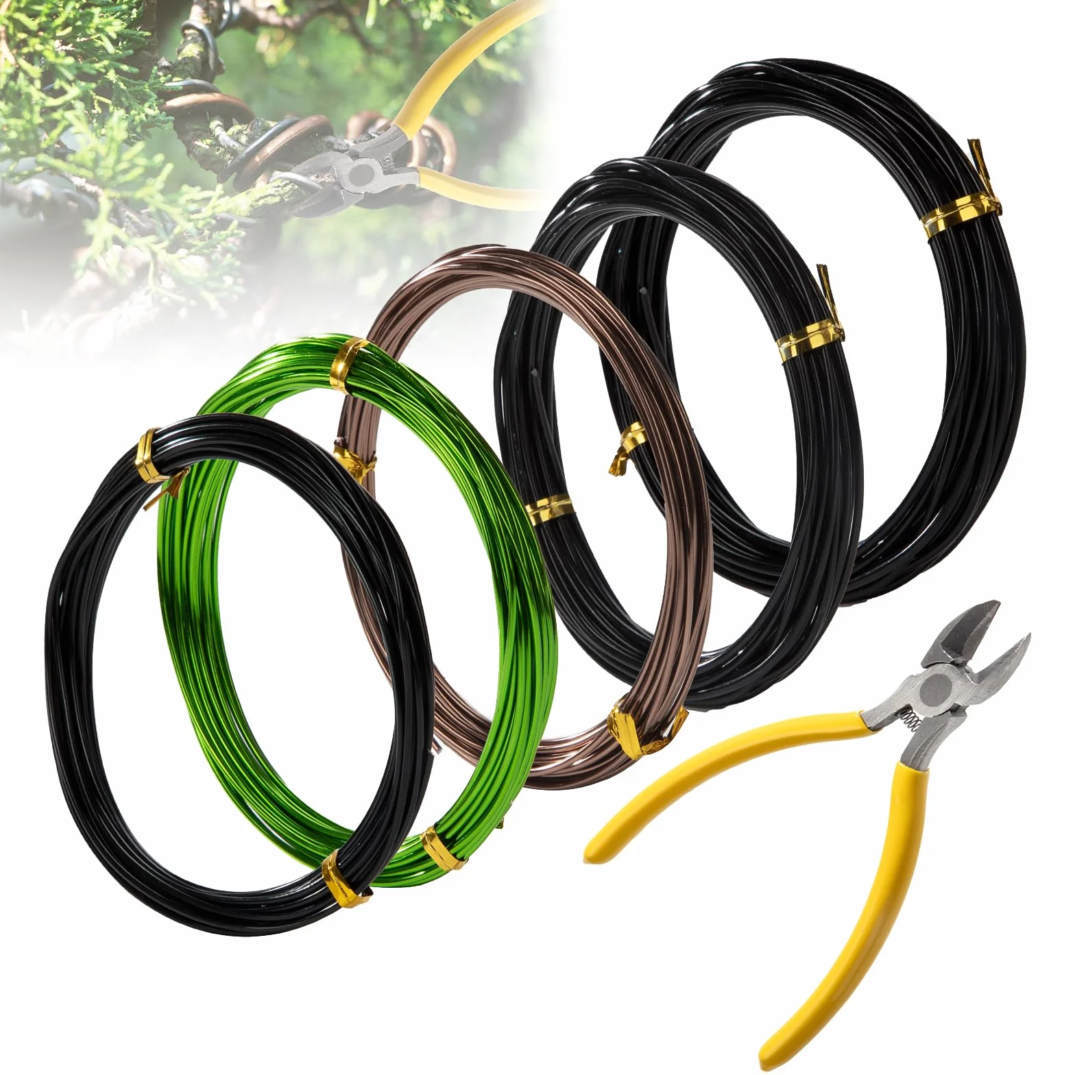 Zestaw 5 rolek anodyzowanego aluminium (1,0 mm, 1,5 mm, 2,0 mm)