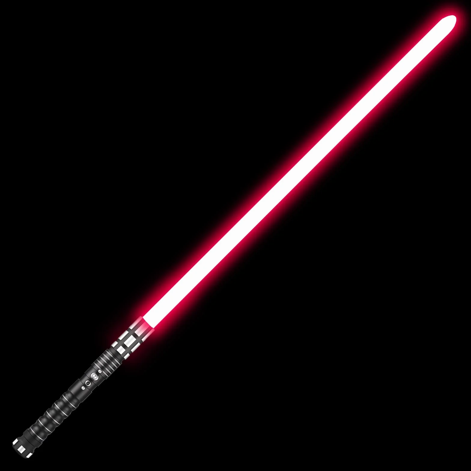 KBASE Force FX Prof. Miecz Świetlny - Metalowa Rękojeść z Czujnikiem Ruchu, 12 RGB + 5 Dźwięków | Premium dla Kolekcjonerów, Cosplay, Prezent Chłopięcy(H)