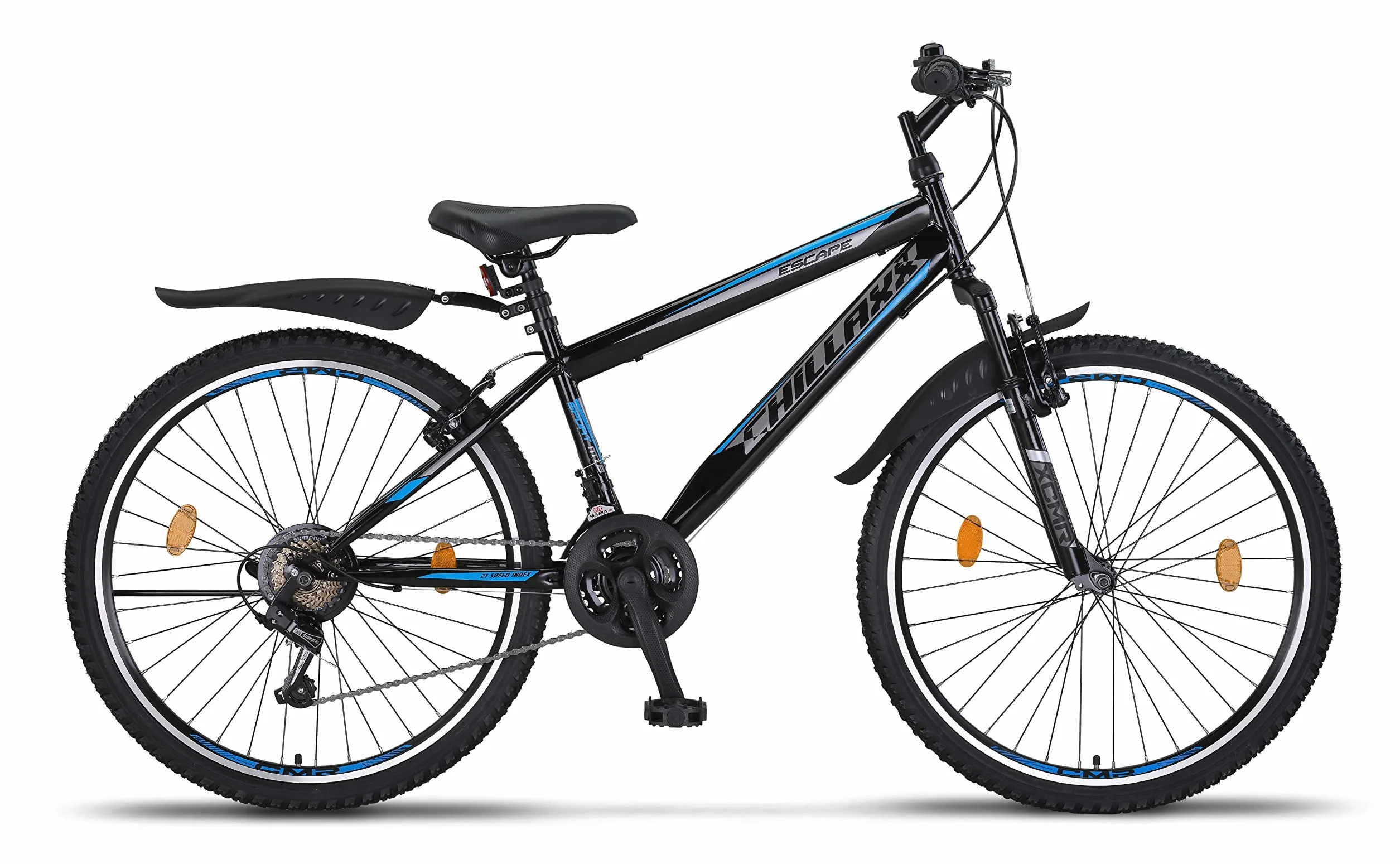 Chillaxx Bike Escape Premium rower górski 24 i 26", dla dziewcząt, chłopców, mężczyzn i kobiet, 21 biegów