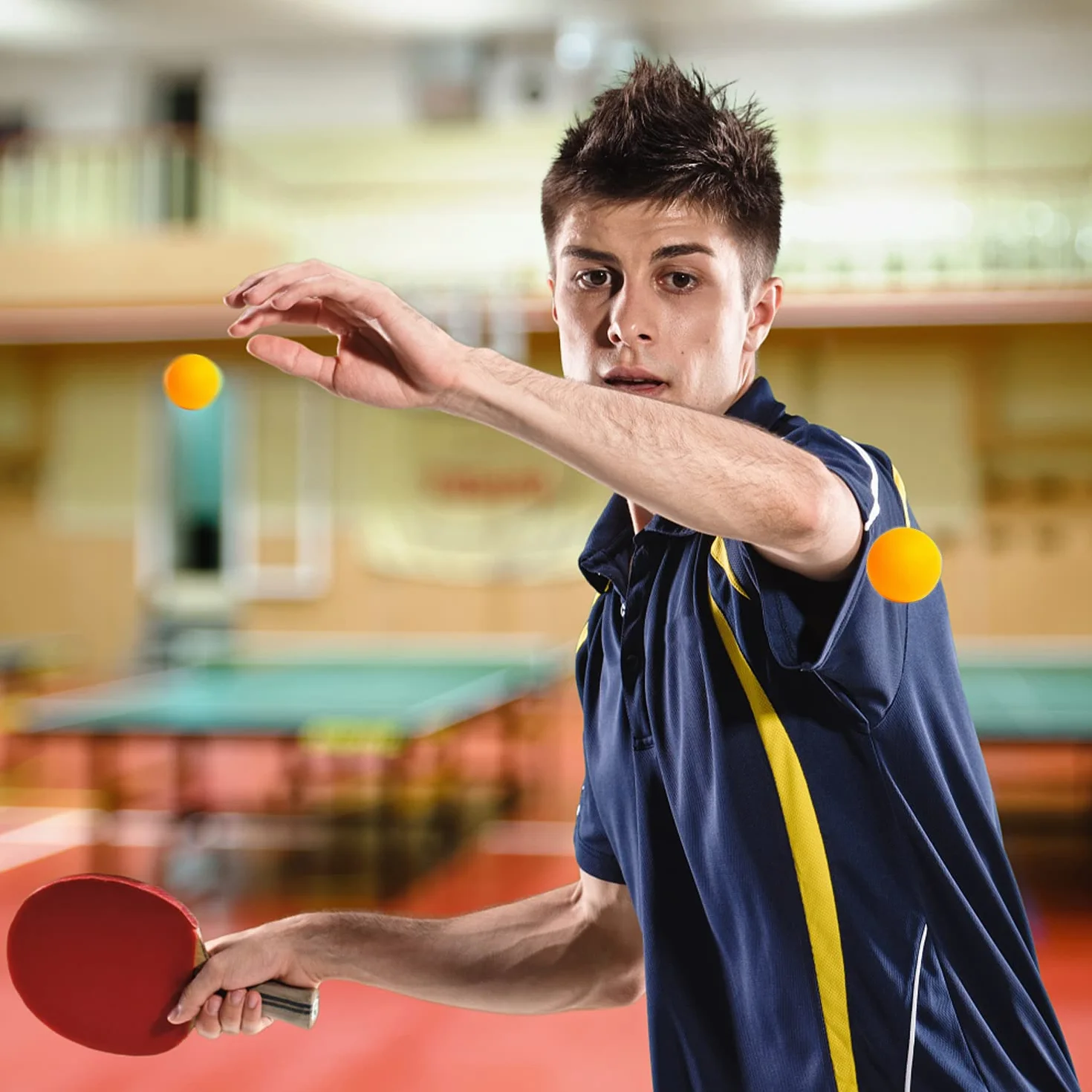 Leikurvo zestaw do tenisa stołowego 2 rakietki + 3 piłki z torbą