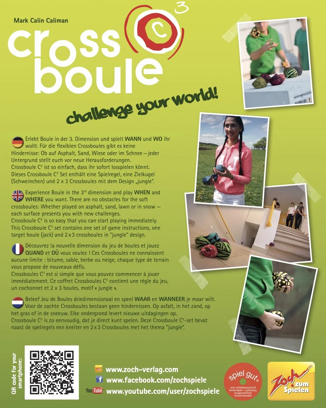 CrossBoule Set JUNGLE: Ab 2 Spieler