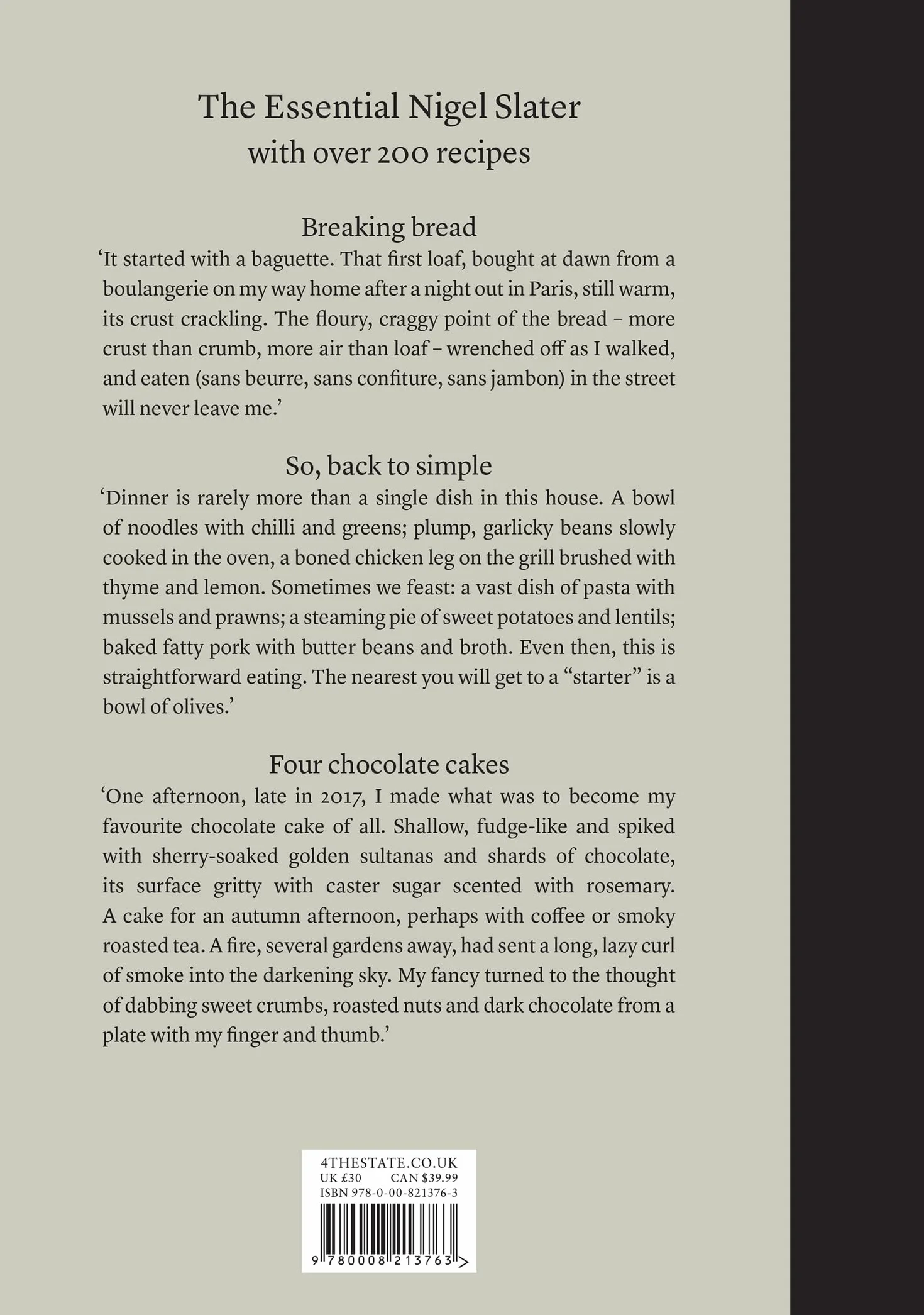 A Cook’s Book: The Essential Nigel Slater with over 200 recipes