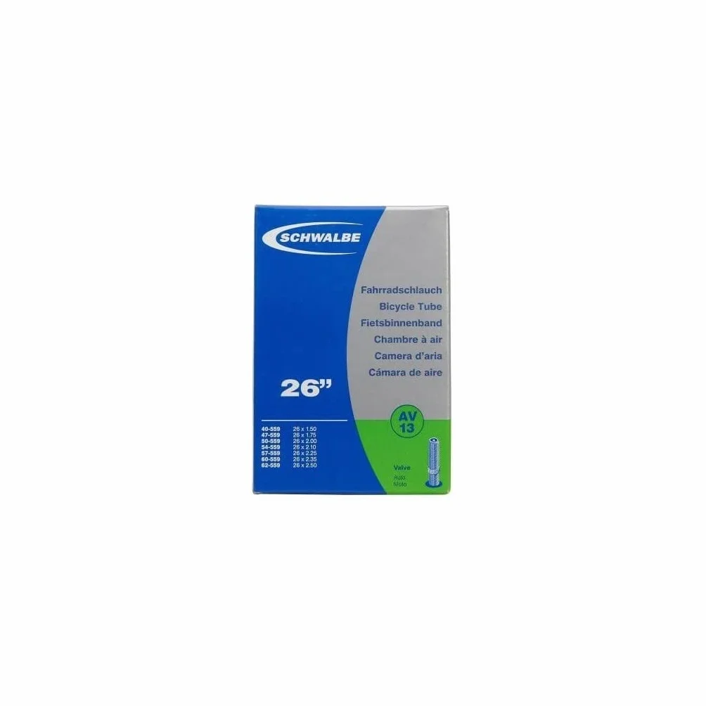 Schwalbe dętka rowerowa AV13 40/62-559 40 mm czarna 26''