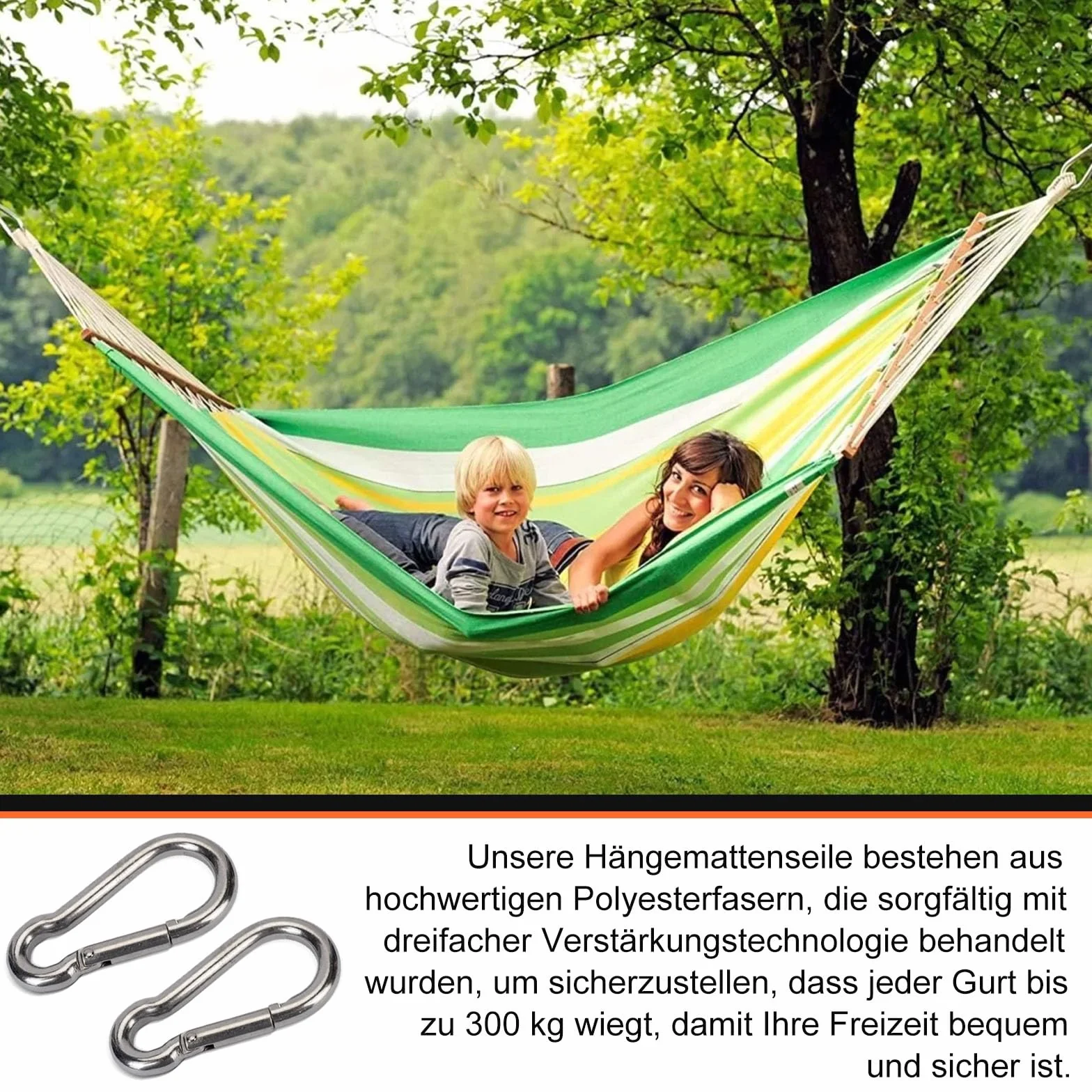 Zestaw do mocowania hamaków, 2 sztuki pasków do zawieszenia hamaków, paski do hamaków na camping, na świeże powietrze, podróże, huśtawki, fotele wiszące