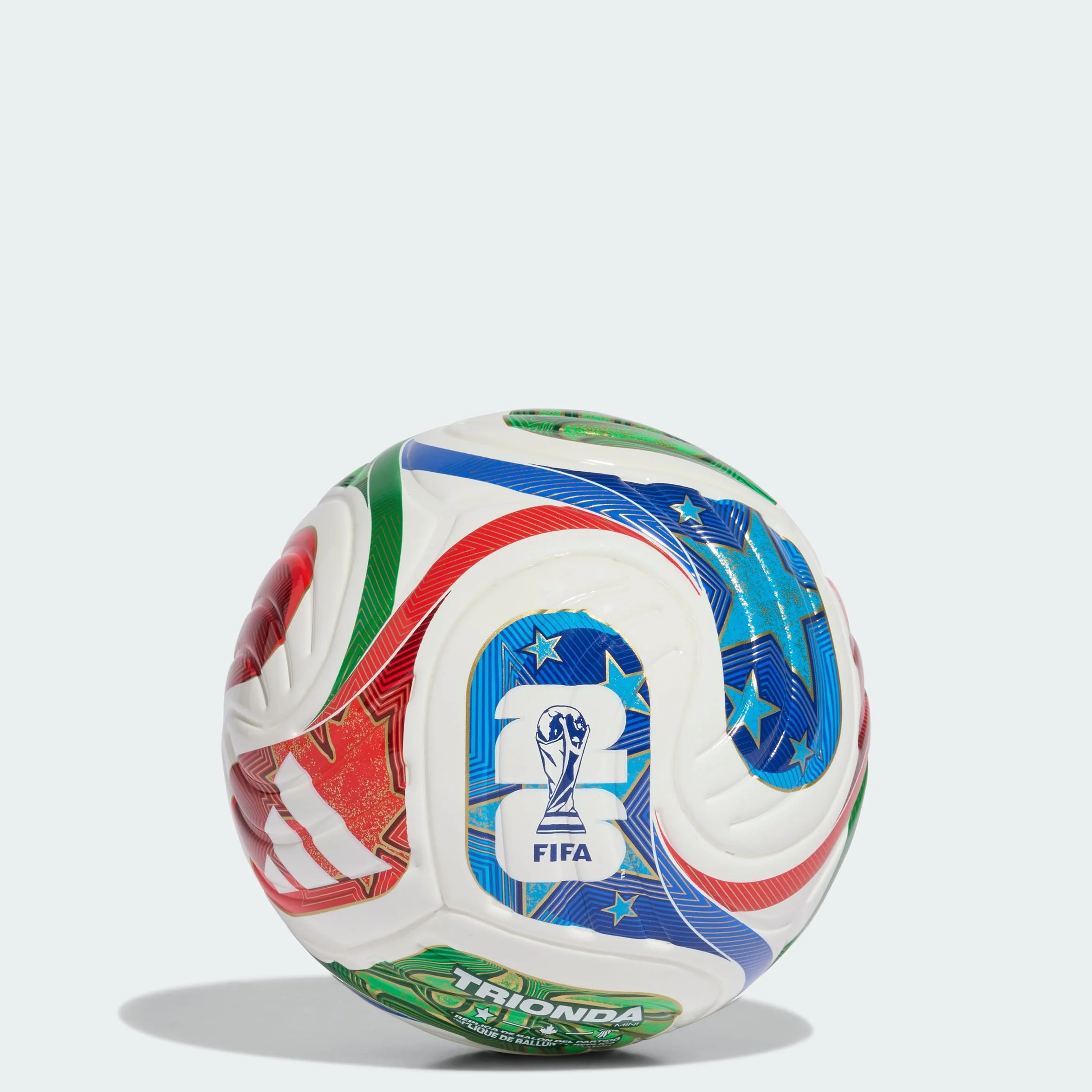 Adidas Mini Trionda 2026 World Cup Unisex Piłka Nożna Biały 1
