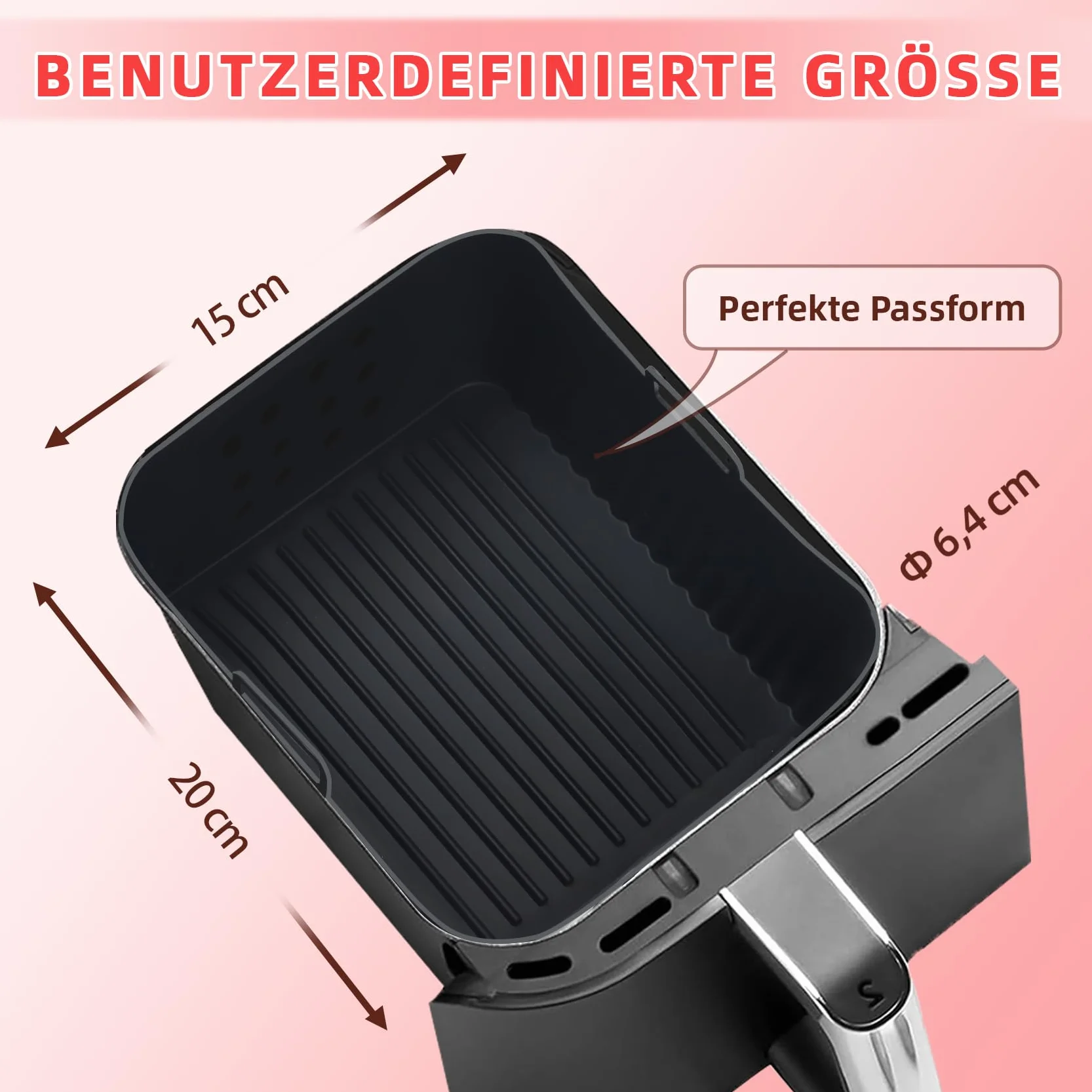 Ninja akcesoria do frytkownicy na gorące powietrze - do Ninja Double Stack XL SL400EU - silikonowa forma do frytkownicy na gorące powietrze do Foodi Max Dual Zone AF400EU AF300EU 7,6 9,5 l - Airfryer